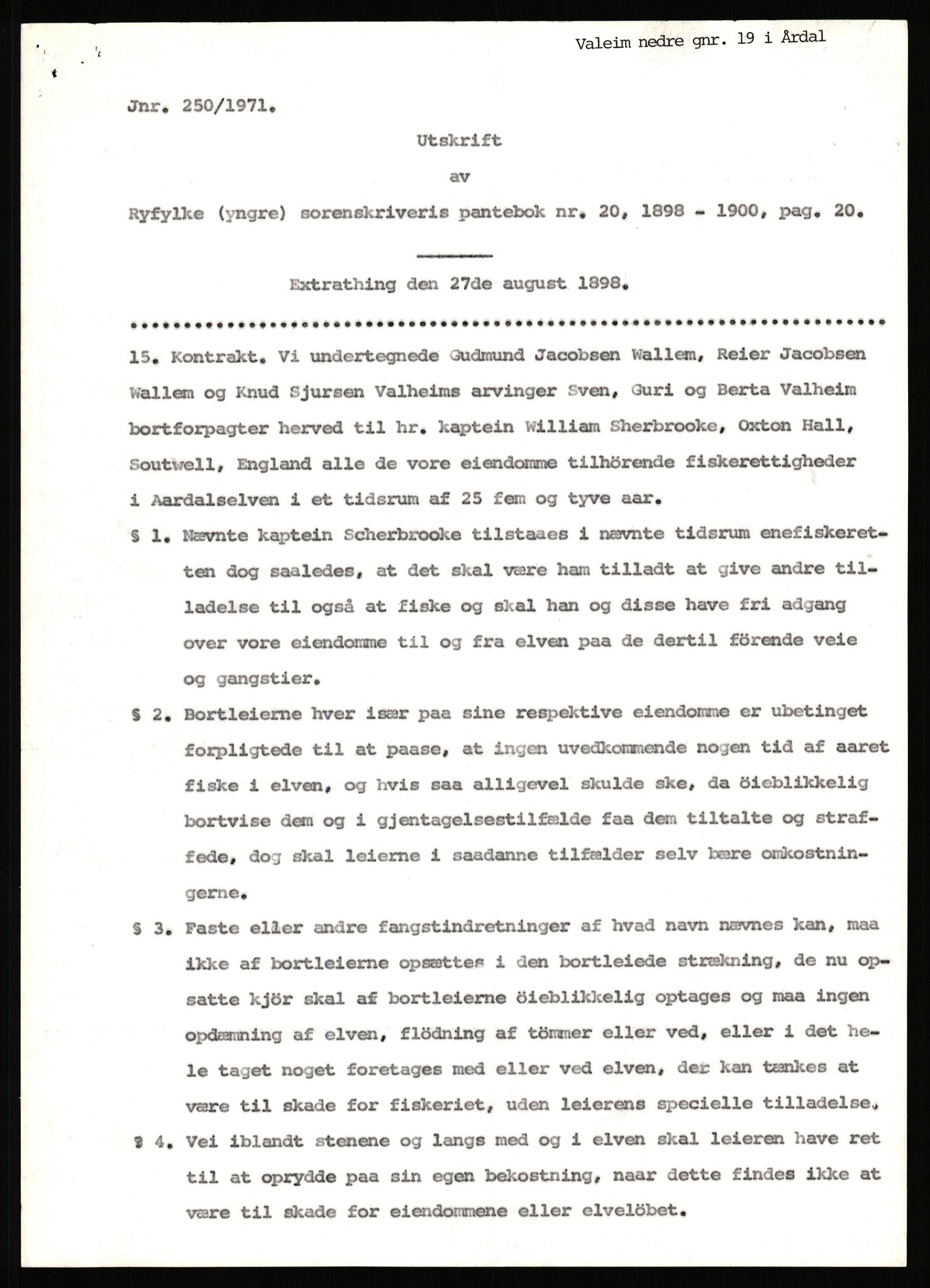 Statsarkivet i Stavanger, AV/SAST-A-101971/03/Y/Yj/L0091: Avskrifter sortert etter gårdsnavn: Ur - Vareberg, 1750-1930, p. 455