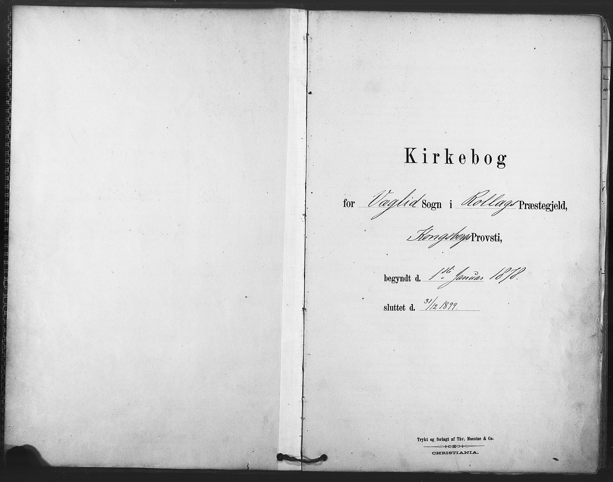 Rollag kirkebøker, AV/SAKO-A-240/F/Fb/L0001: Parish register (official) no. II 1, 1878-1899