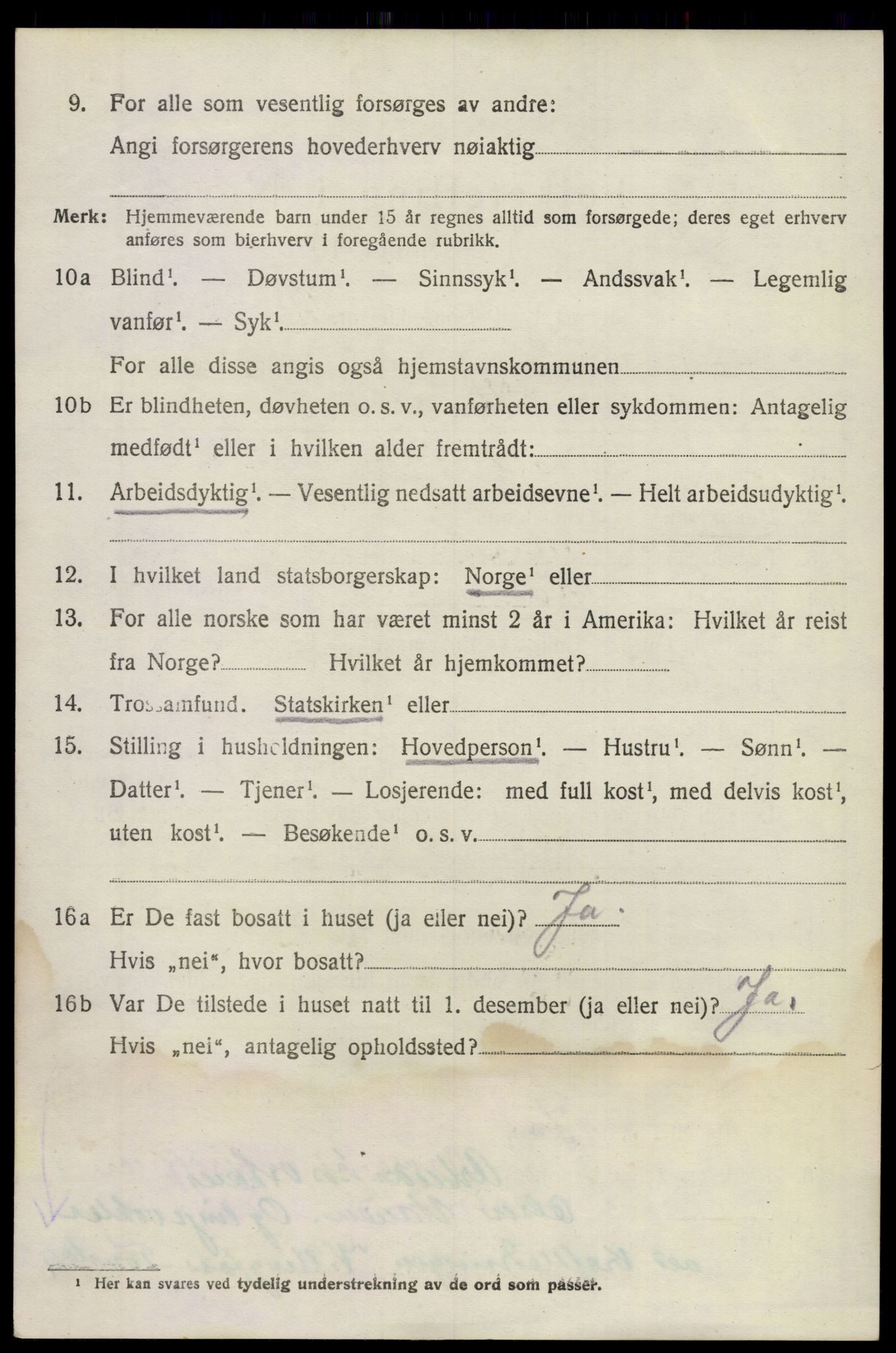 SAKO, 1920 census for Sem, 1920, p. 7204