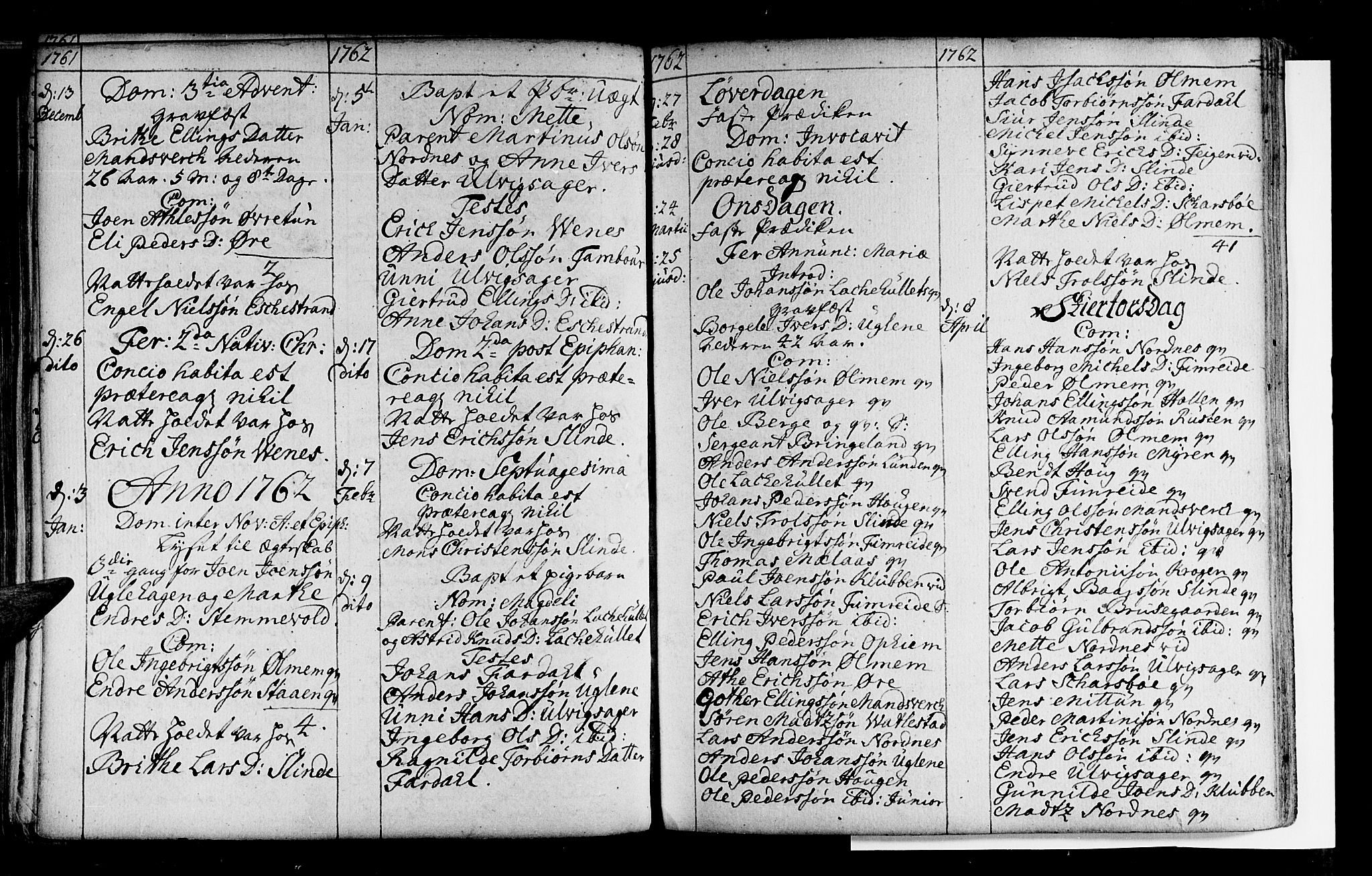 Sogndal sokneprestembete, SAB/A-81301/H/Haa/Haaa/L0004: Parish register (official) no. A 4, 1747-1782