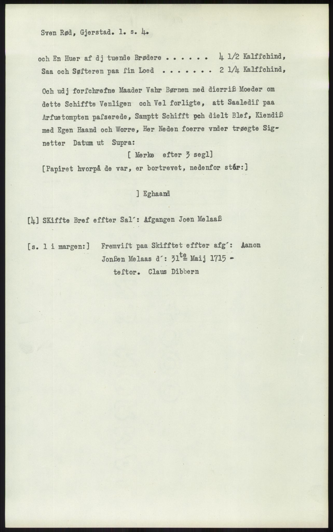 Samlinger til kildeutgivelse, Diplomavskriftsamlingen, AV/RA-EA-4053/H/Ha, p. 1764