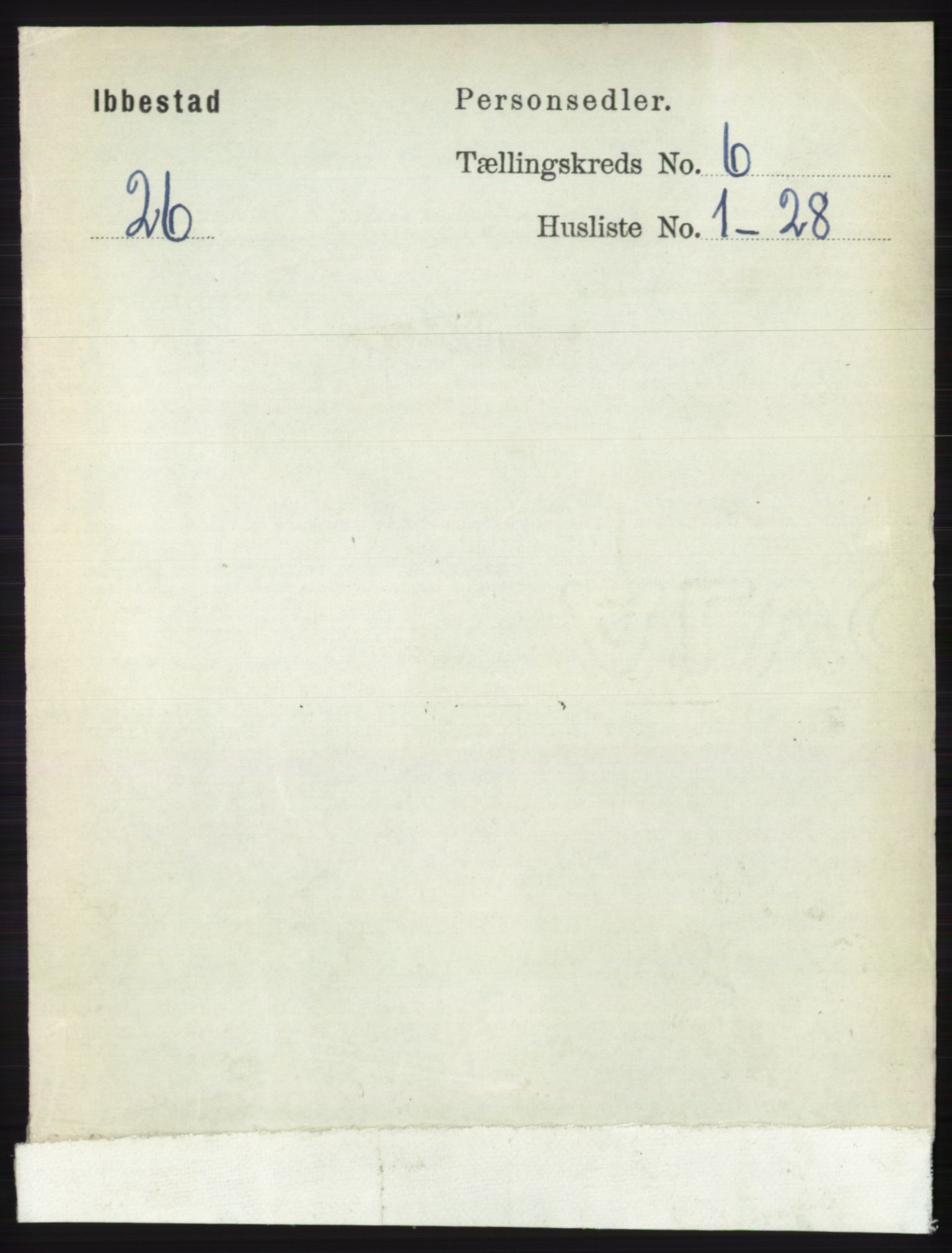 RA, 1891 census for 1917 Ibestad, 1891, p. 3569