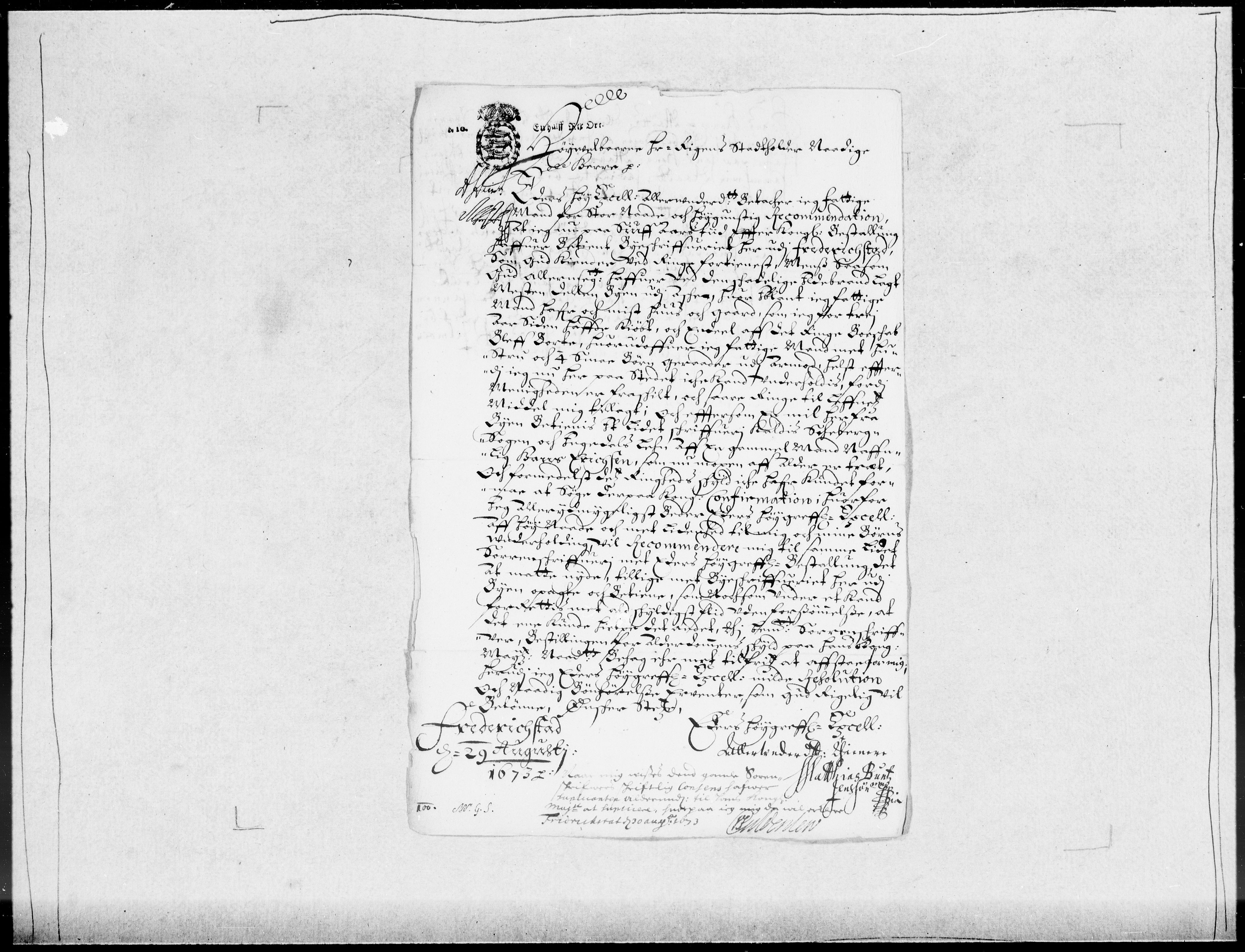 Danske Kanselli 1572-1799, AV/RA-EA-3023/F/Fc/Fcc/Fcca/L0031: Norske innlegg 1572-1799, 1671-1673, p. 415