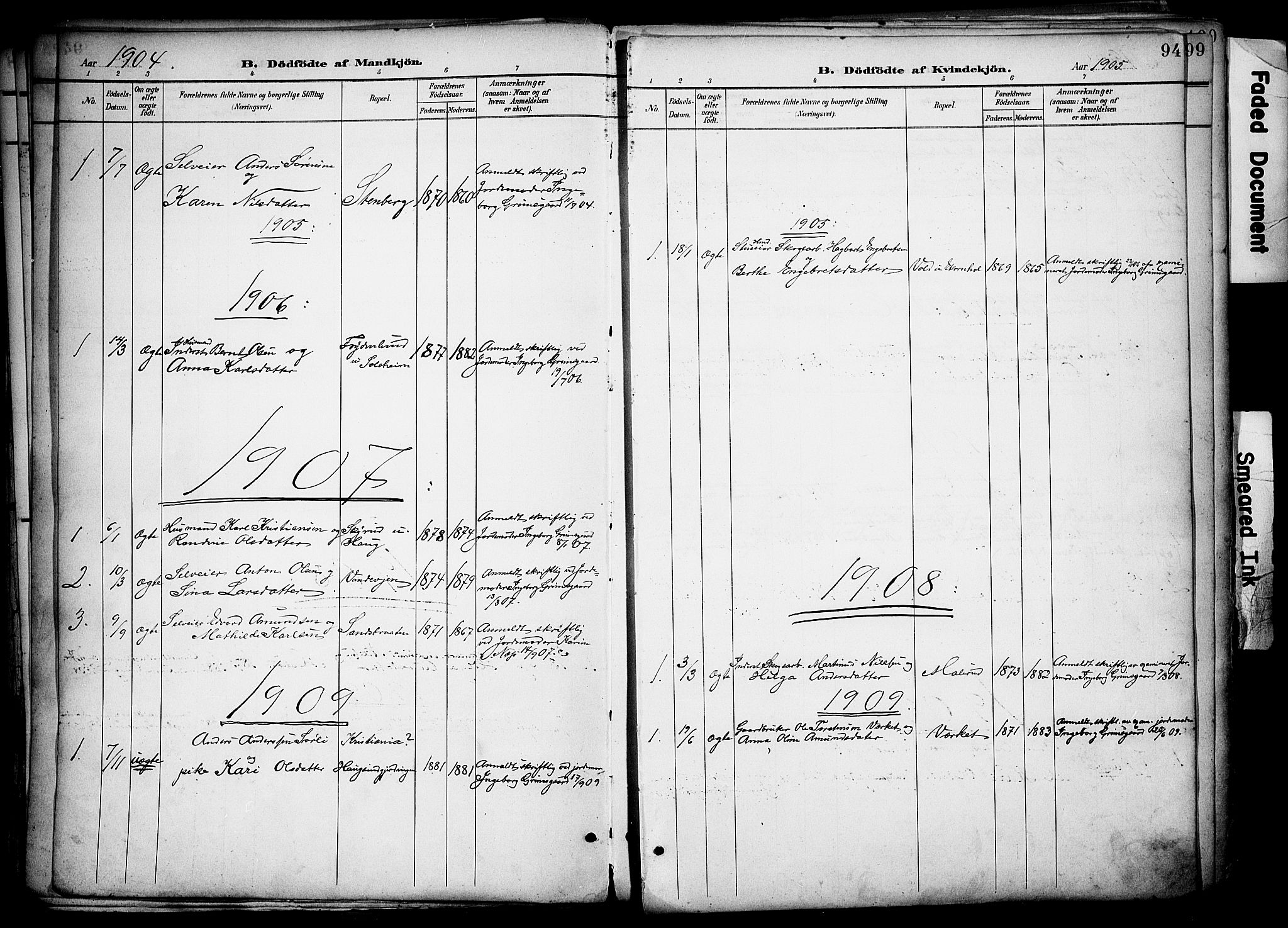 Nord-Odal prestekontor, SAH/PREST-032/H/Ha/Haa/L0007: Parish register (official) no. 7, 1902-1926, p. 94