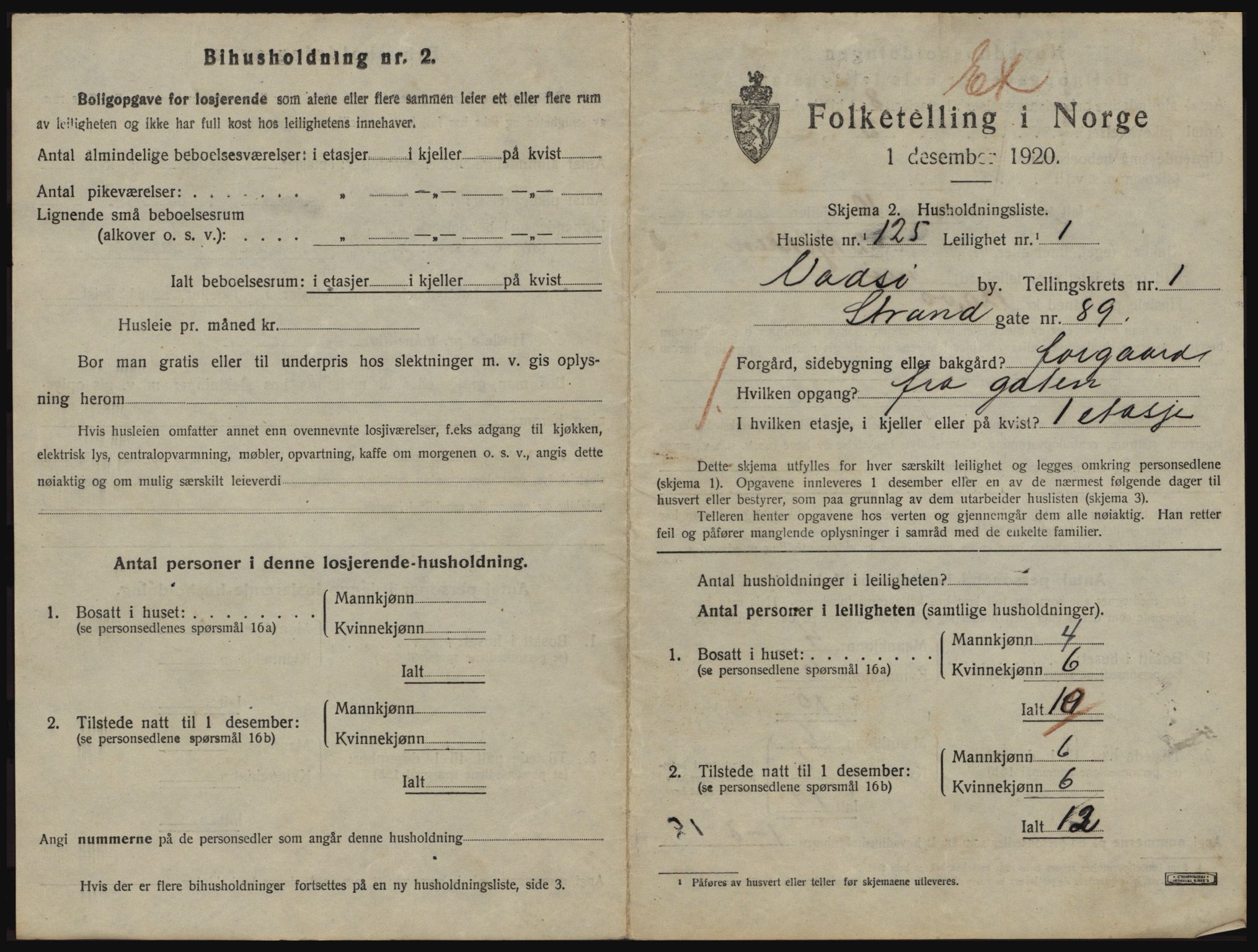 SATØ, 1920 census for Vadsø, 1920, p. 930