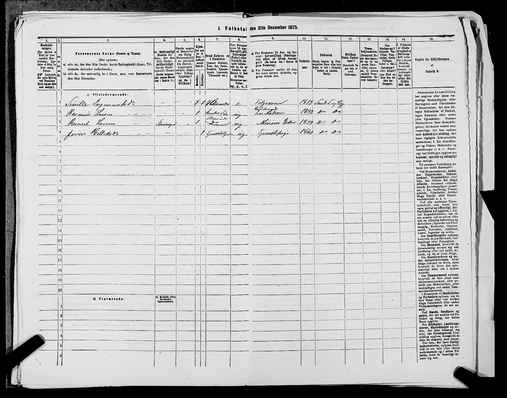 SAST, 1875 census for 1136P Sand, 1875, p. 738