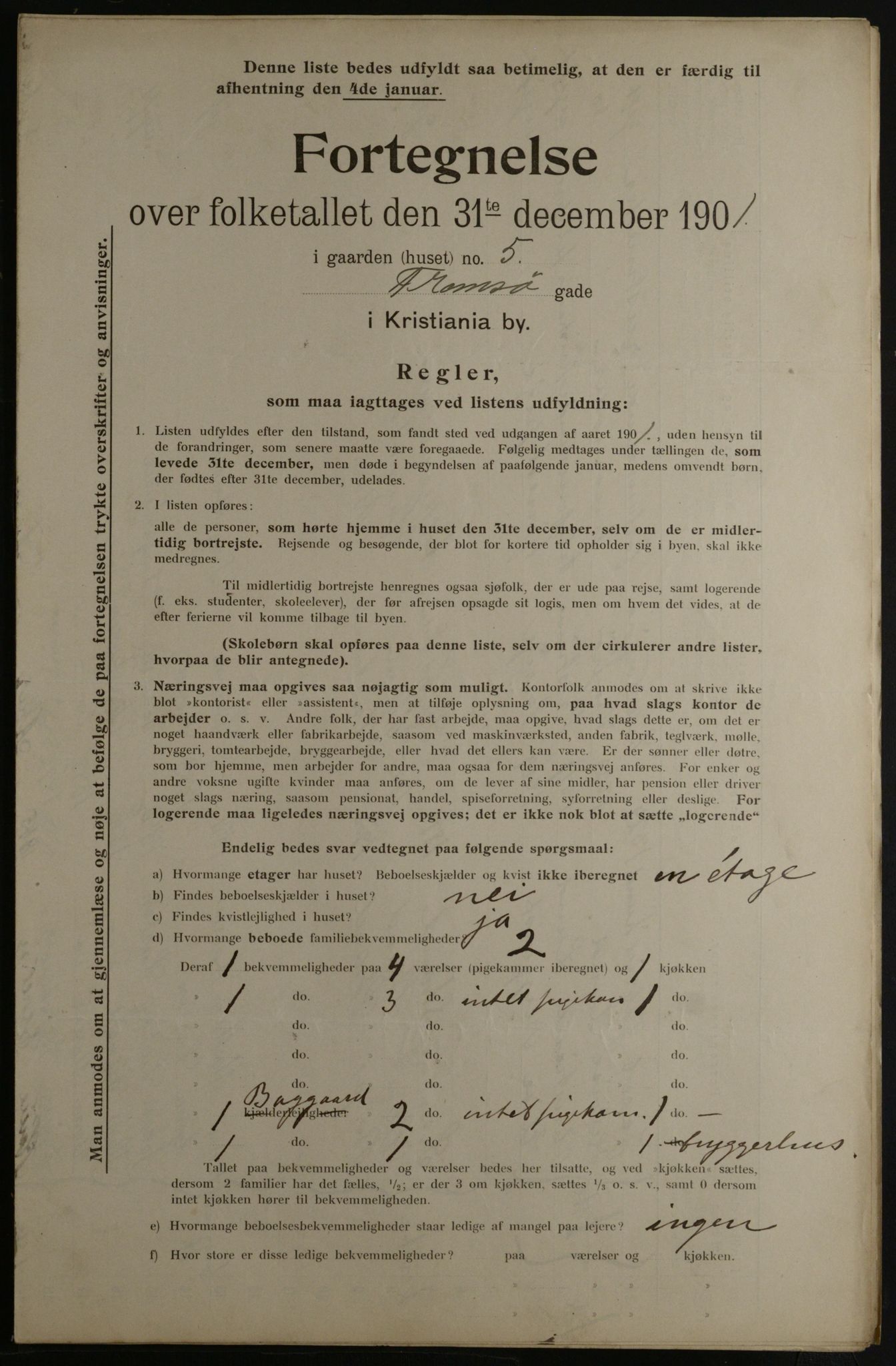 OBA, Municipal Census 1901 for Kristiania, 1901, p. 17756