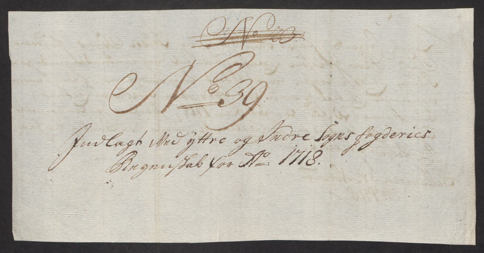 Rentekammeret inntil 1814, Reviderte regnskaper, Fogderegnskap, AV/RA-EA-4092/R52/L3321: Fogderegnskap Sogn, 1717-1718, p. 708