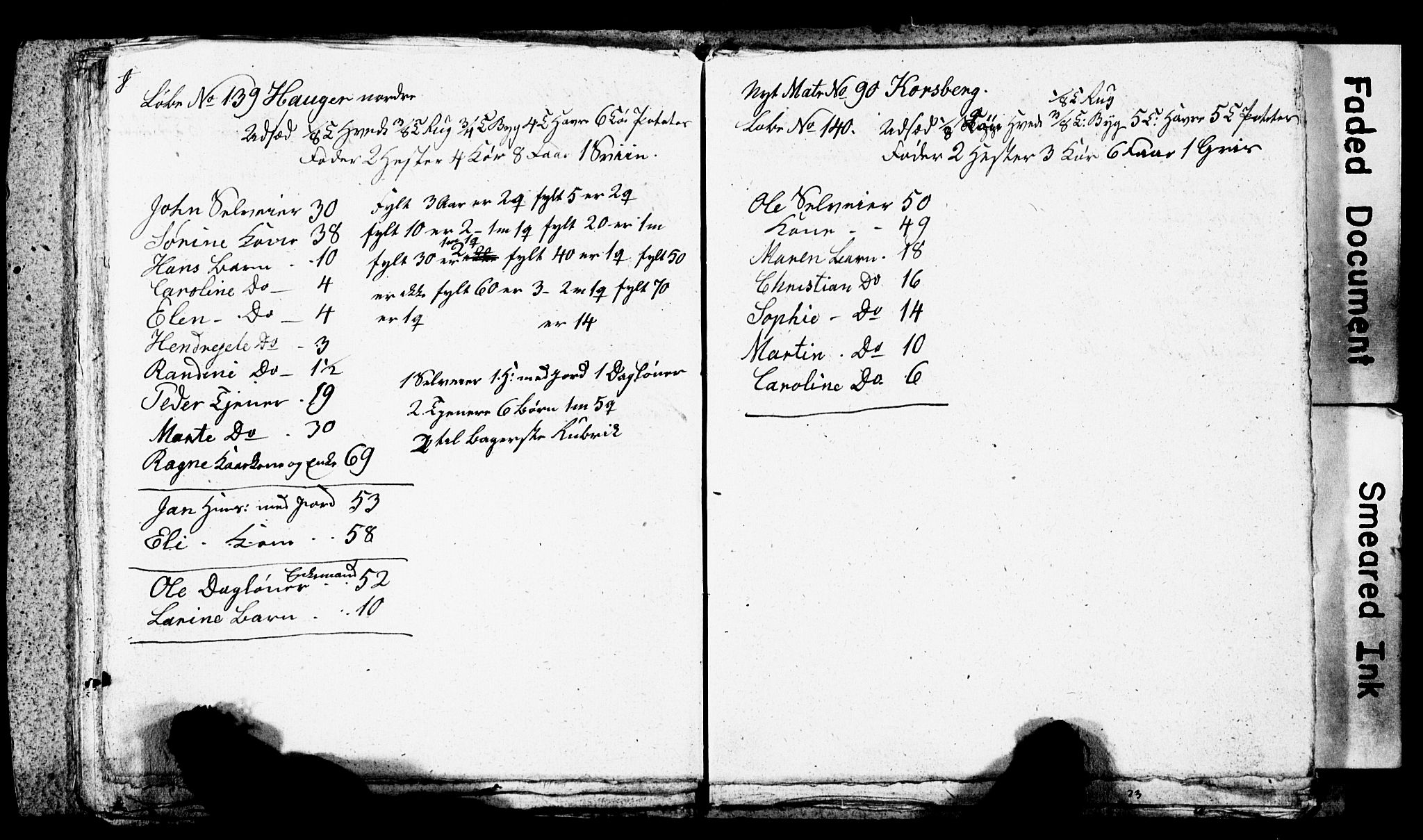 SAO, Census 1845 for Asker, 1845, p. 137