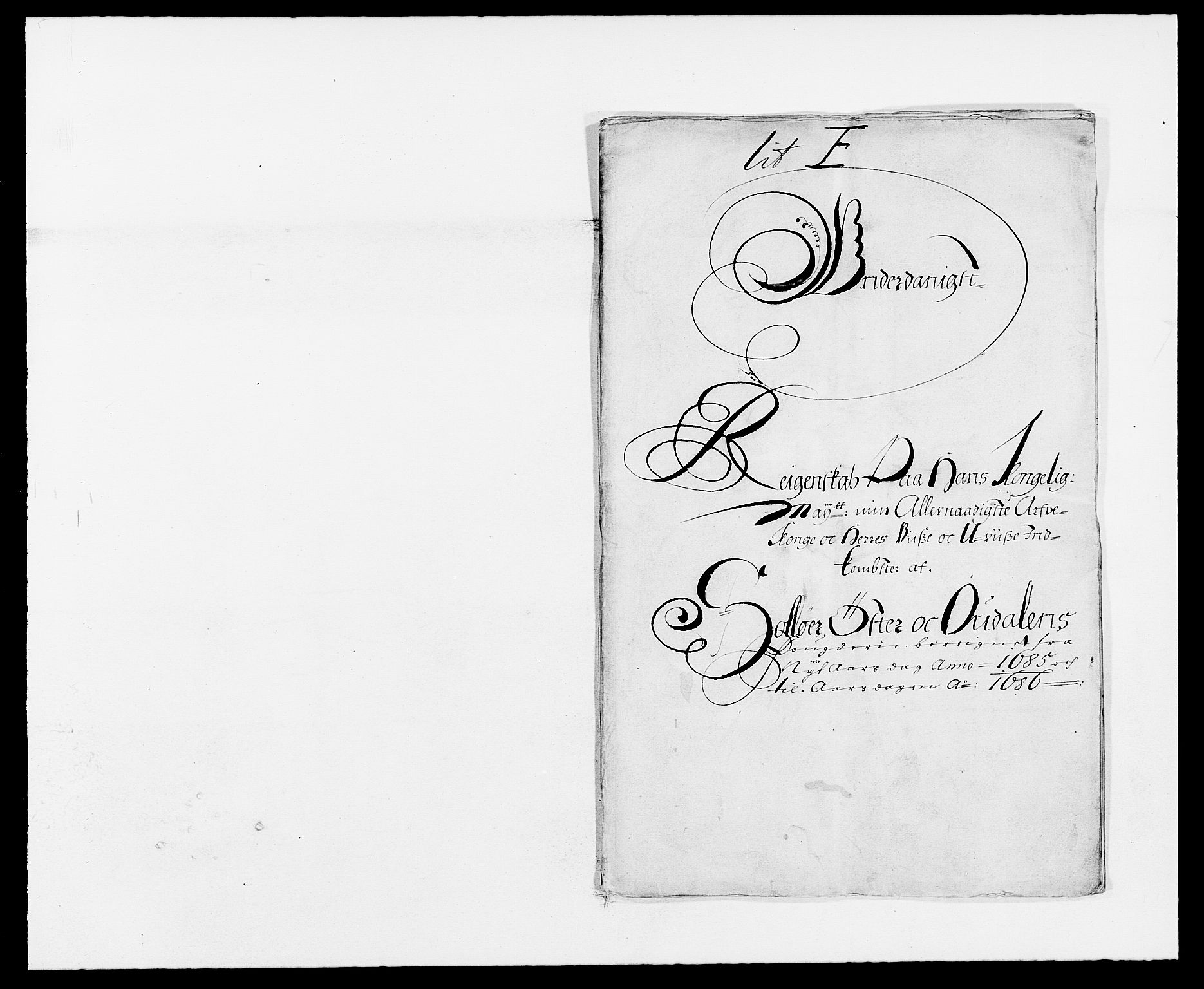 Rentekammeret inntil 1814, Reviderte regnskaper, Fogderegnskap, RA/EA-4092/R13/L0822: Fogderegnskap Solør, Odal og Østerdal, 1685, p. 18