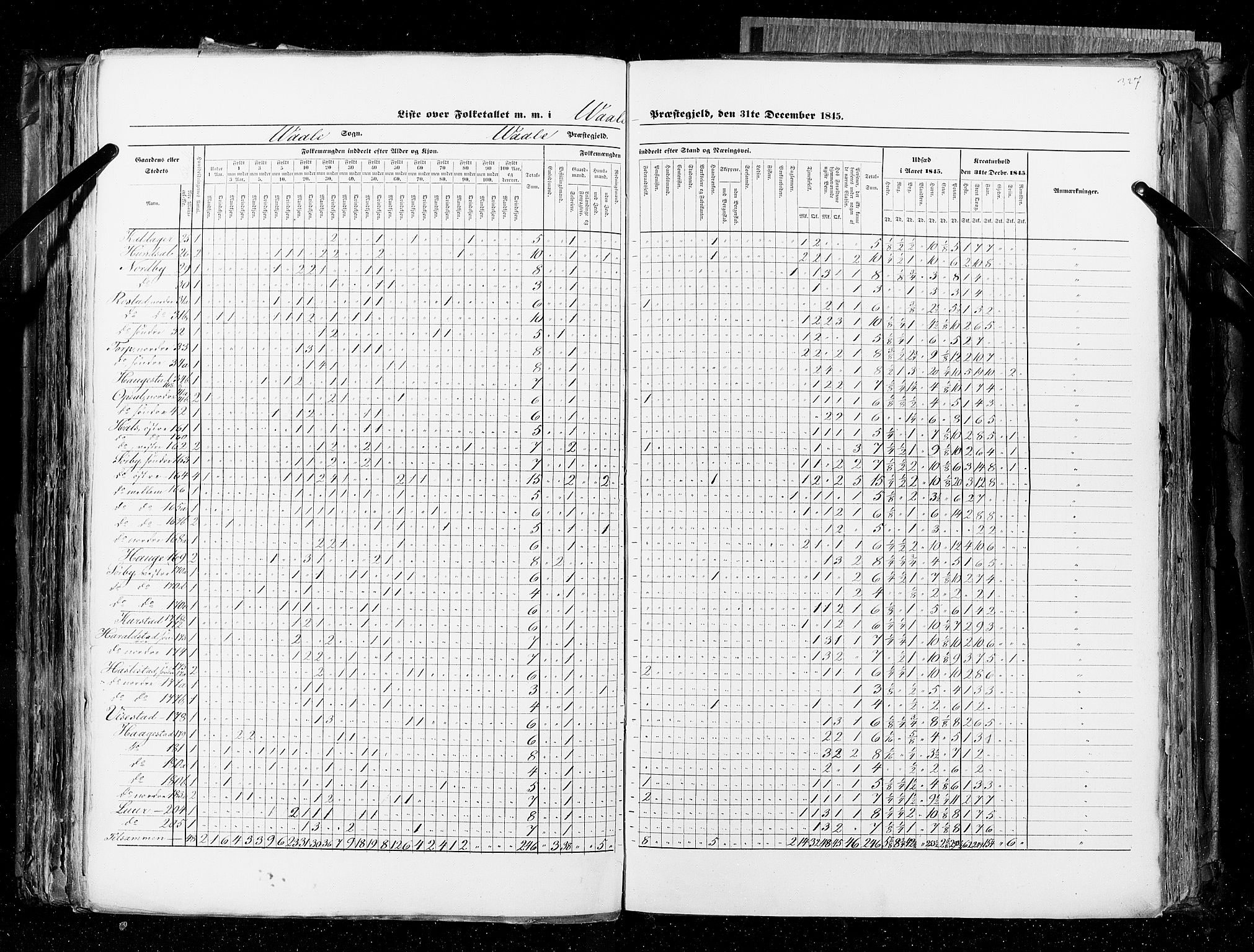 RA, Census 1845, vol. 4: Buskerud amt og Jarlsberg og Larvik amt, 1845, p. 327