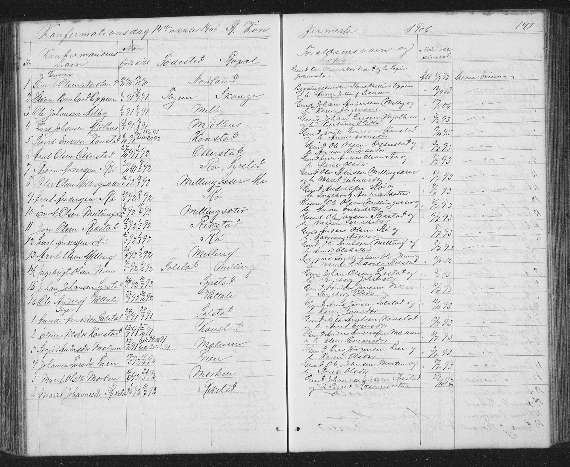 Ministerialprotokoller, klokkerbøker og fødselsregistre - Sør-Trøndelag, SAT/A-1456/667/L0798: Parish register (copy) no. 667C03, 1867-1929, p. 197