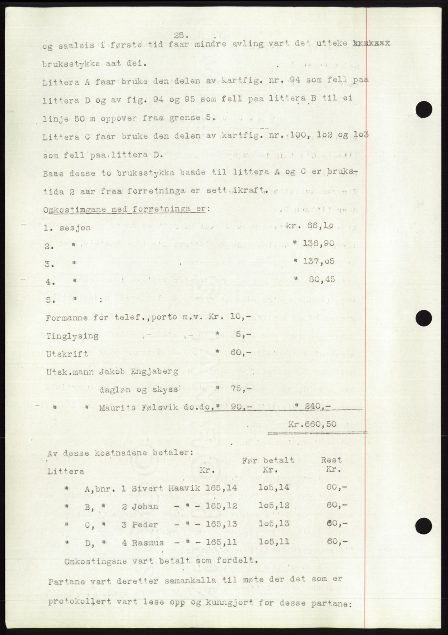 Søre Sunnmøre sorenskriveri, AV/SAT-A-4122/1/2/2C/L0086: Mortgage book no. 12A, 1949-1950, Diary no: : 18/1950