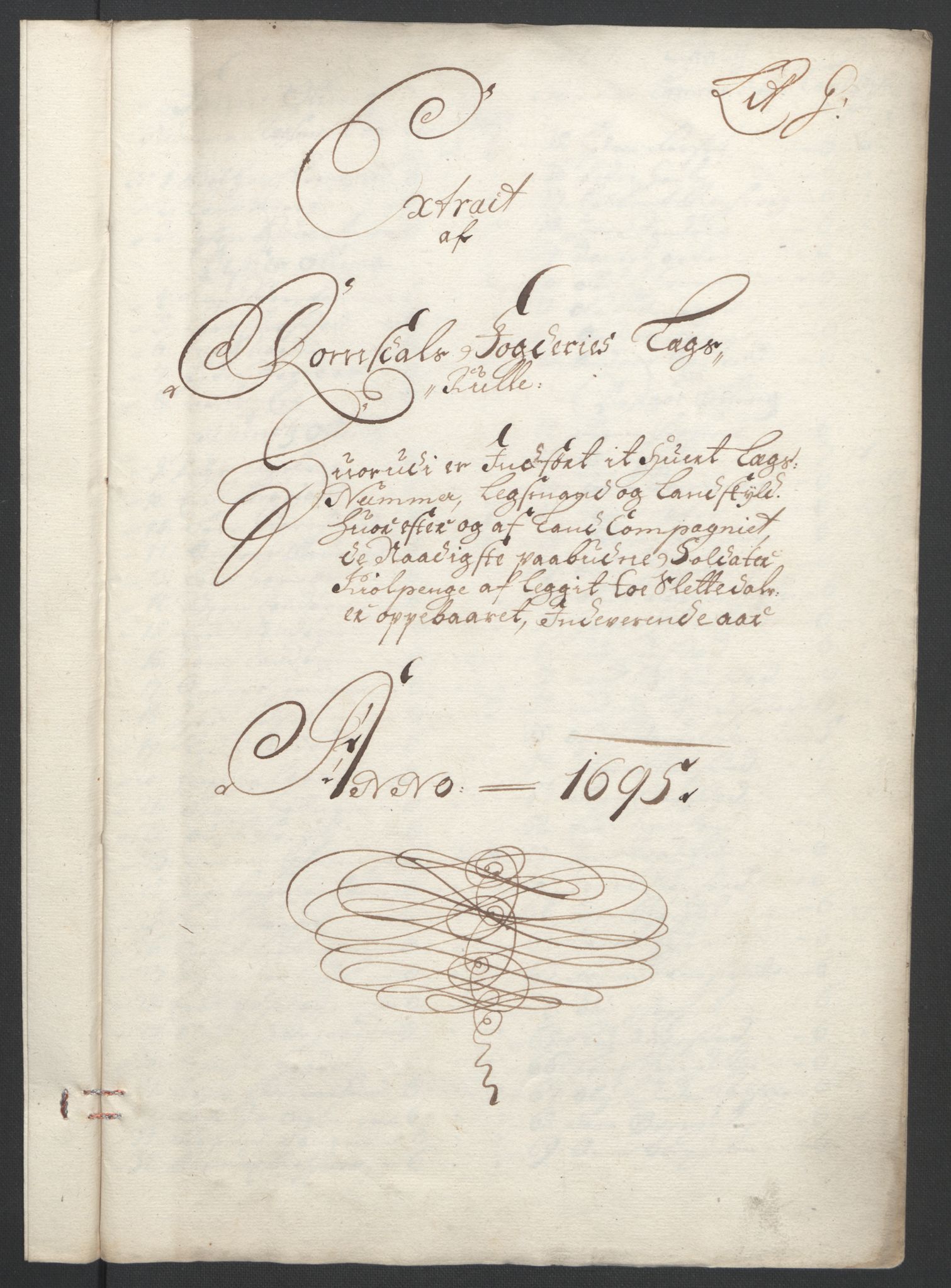 Rentekammeret inntil 1814, Reviderte regnskaper, Fogderegnskap, RA/EA-4092/R55/L3652: Fogderegnskap Romsdal, 1695-1696, p. 87