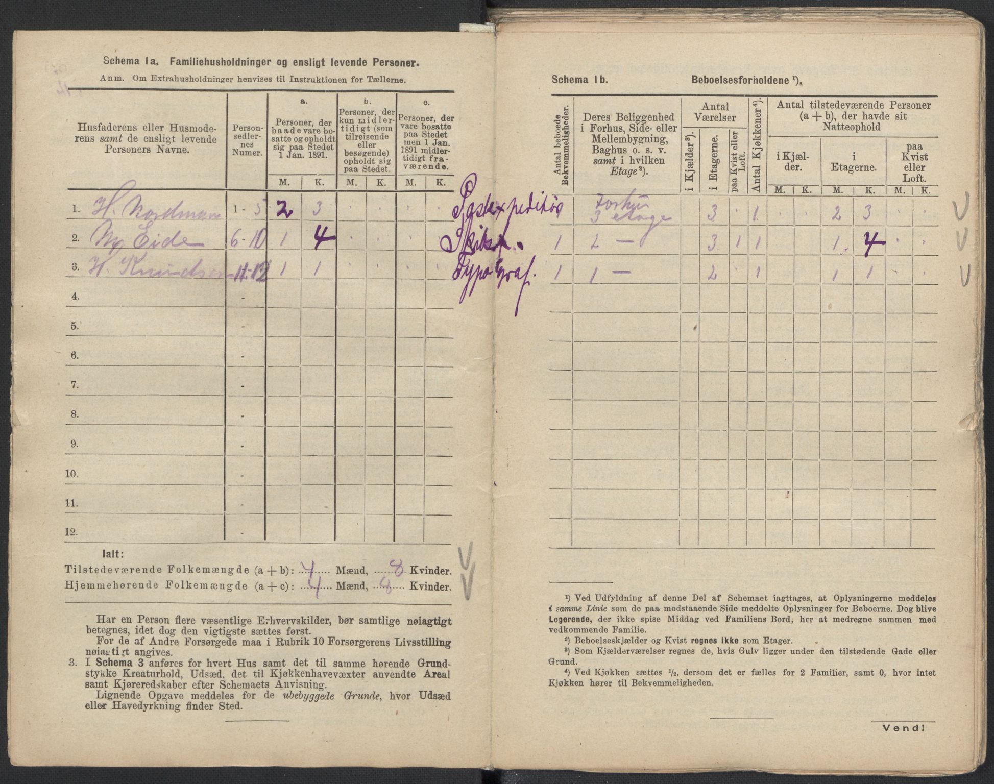 RA, 1891 Census for 1301 Bergen, 1891, p. 6913