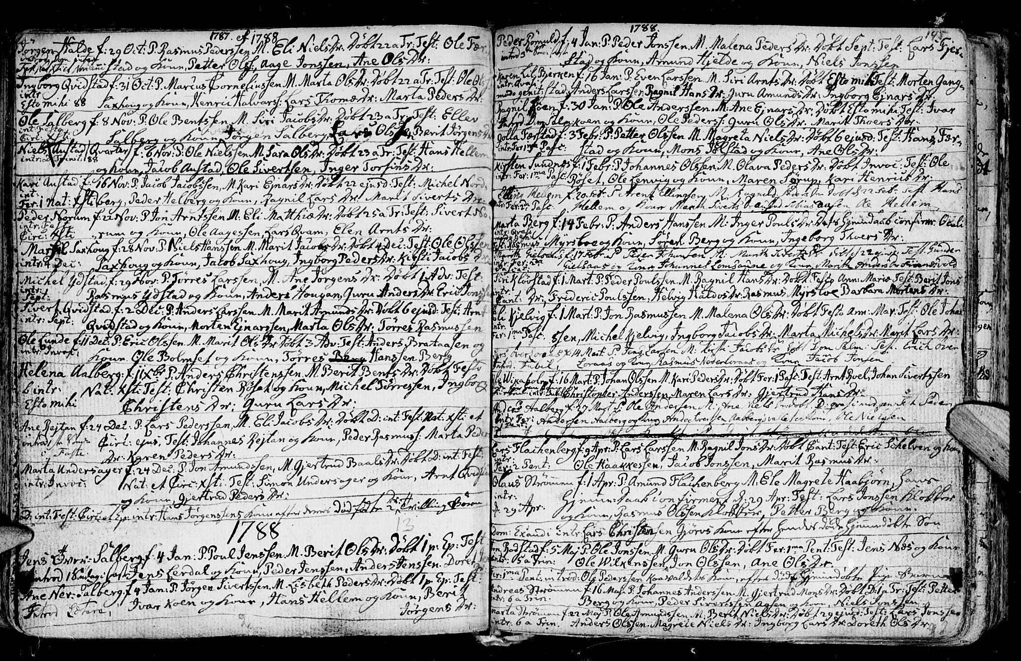 Ministerialprotokoller, klokkerbøker og fødselsregistre - Nord-Trøndelag, SAT/A-1458/730/L0273: Parish register (official) no. 730A02, 1762-1802, p. 145
