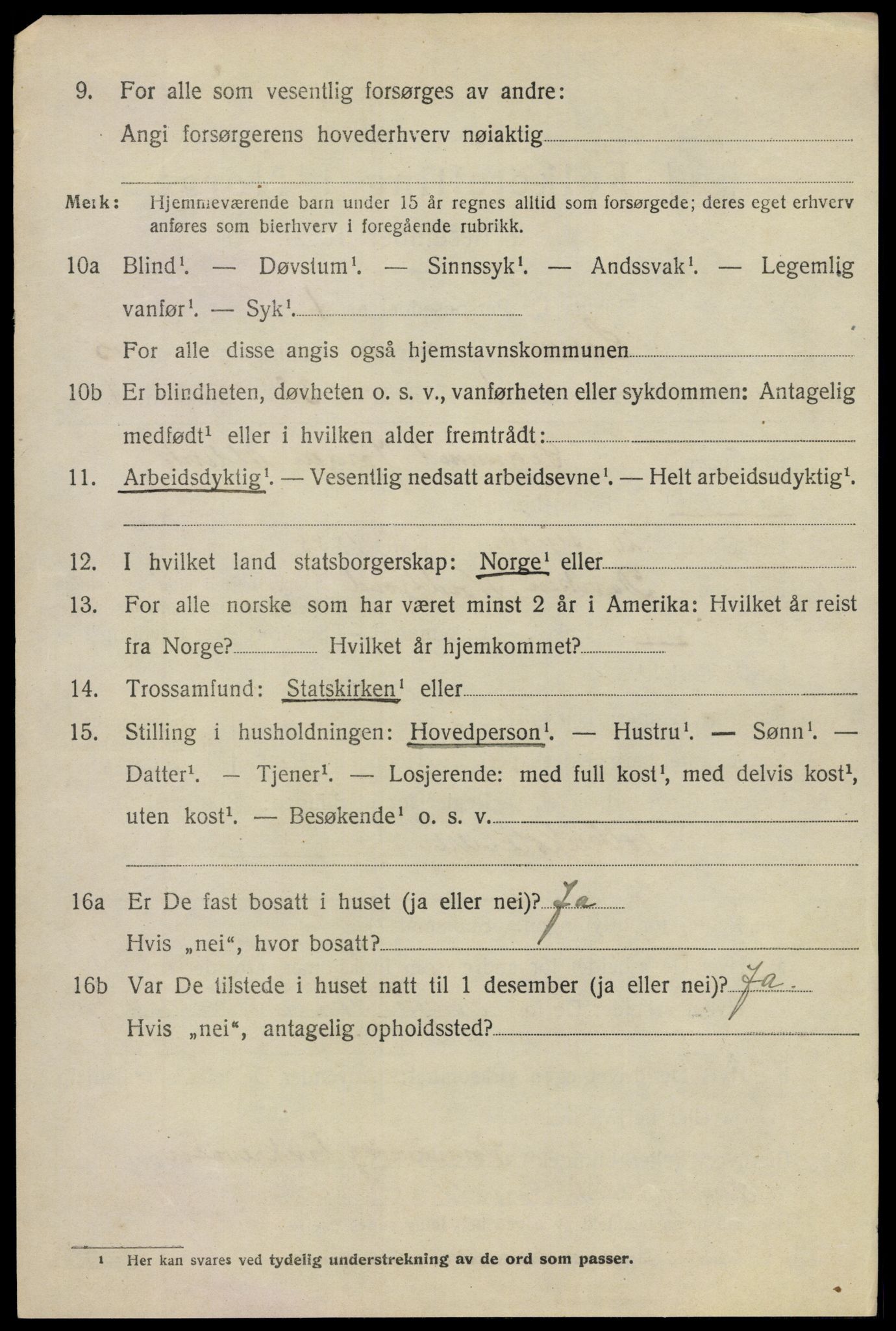 SAO, 1920 census for Sørum, 1920, p. 4588