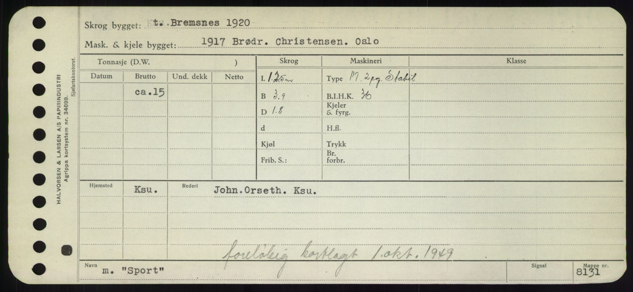 Sjøfartsdirektoratet med forløpere, Skipsmålingen, RA/S-1627/H/Hd/L0035: Fartøy, Sma-Spu, p. 491