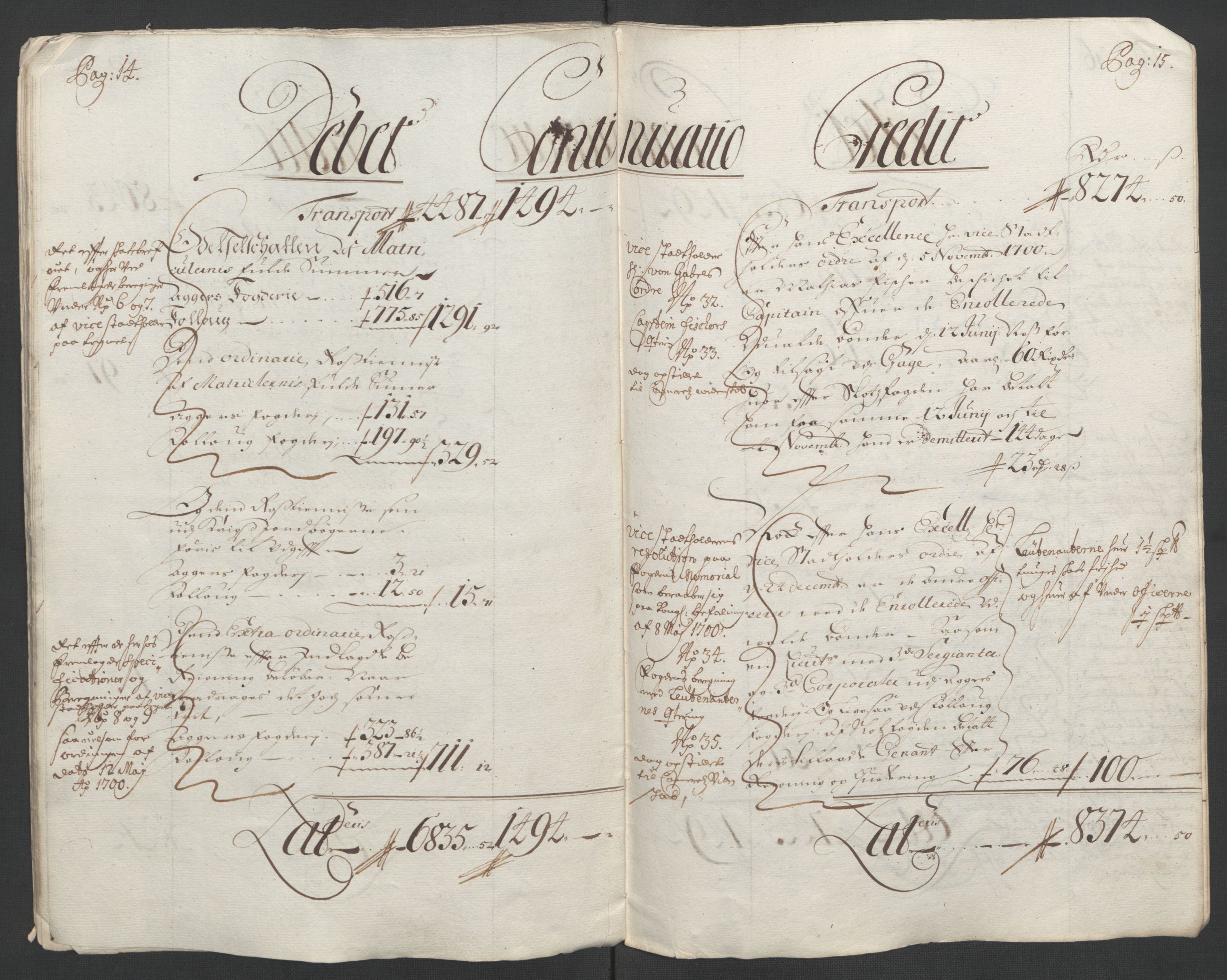 Rentekammeret inntil 1814, Reviderte regnskaper, Fogderegnskap, AV/RA-EA-4092/R10/L0443: Fogderegnskap Aker og Follo, 1700, p. 20