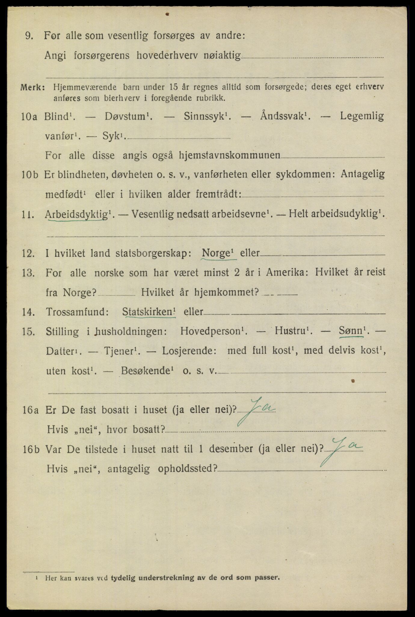 SAO, 1920 census for Aurskog, 1920, p. 1669