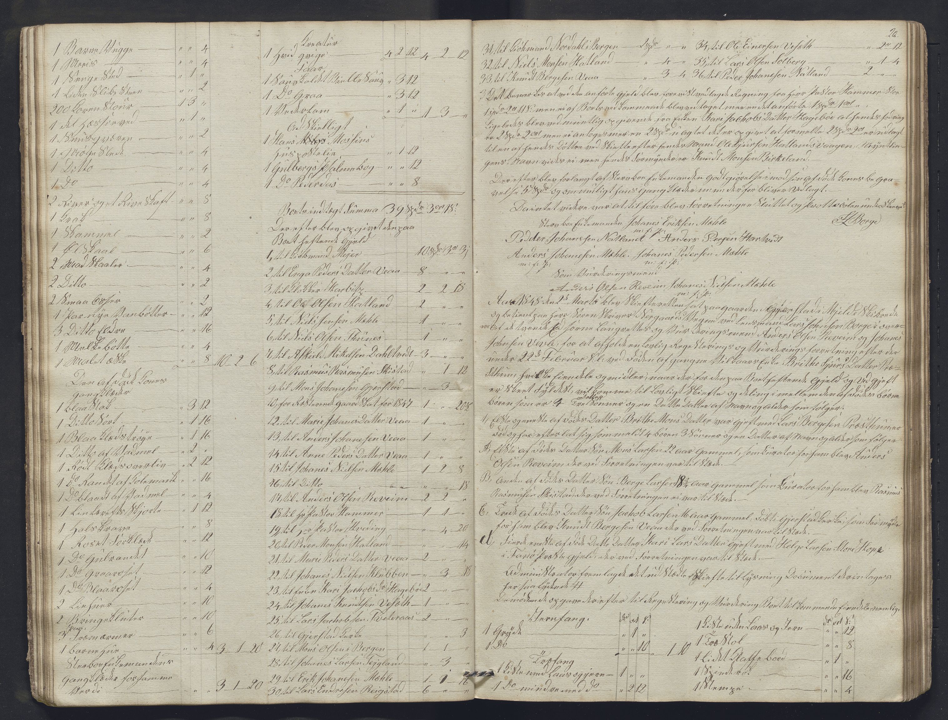 Nordhordland sorenskrivar, AV/SAB-A-2901/1/H/Hb/L0022: Registreringsprotokollar, 1846-1851, p. 20