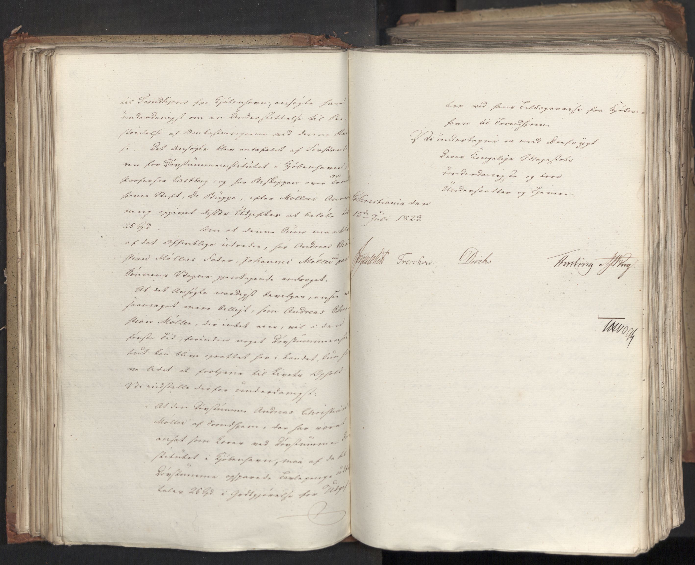 Statsrådsavdelingen i Stockholm, AV/RA-S-1003/D/Da/L0035: Regjeringsinnstillinger nr. 541-840, 1823, p. 94