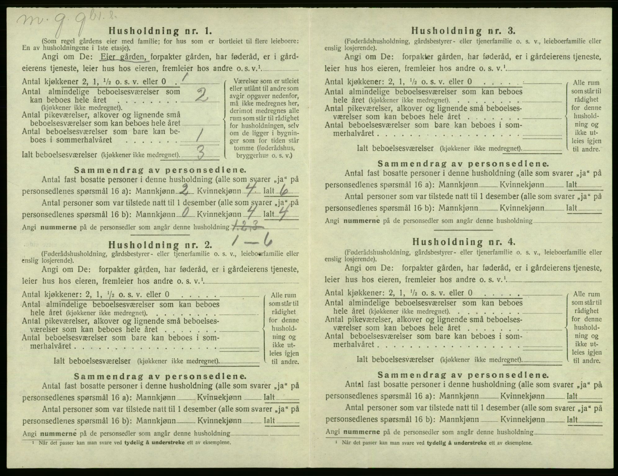 SAB, 1920 census for Sund, 1920, p. 512