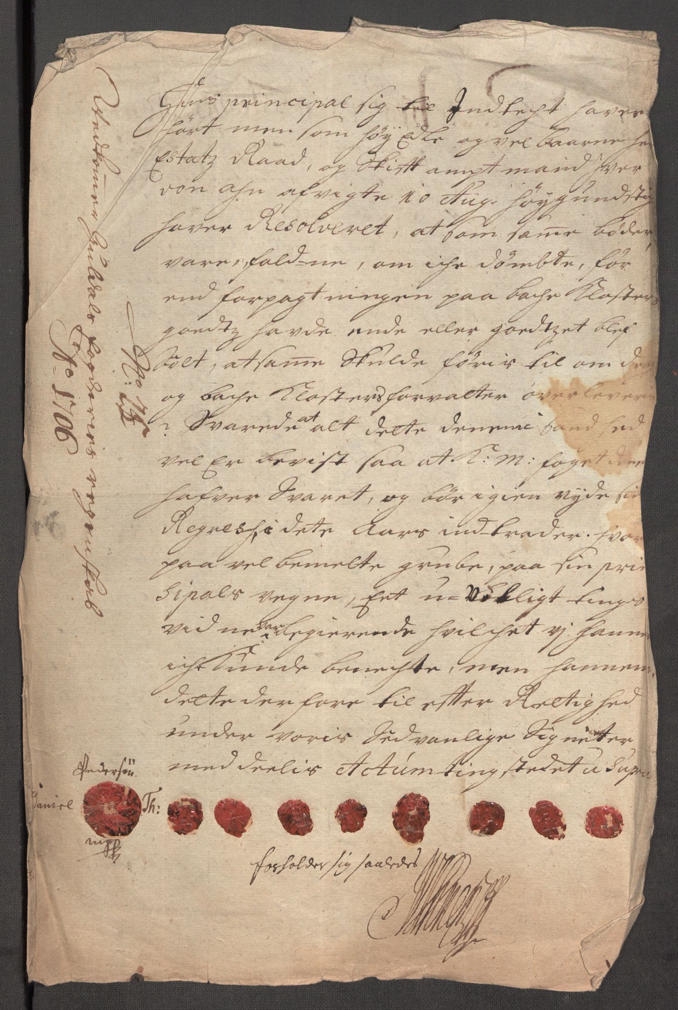 Rentekammeret inntil 1814, Reviderte regnskaper, Fogderegnskap, AV/RA-EA-4092/R60/L3956: Fogderegnskap Orkdal og Gauldal, 1706, p. 385