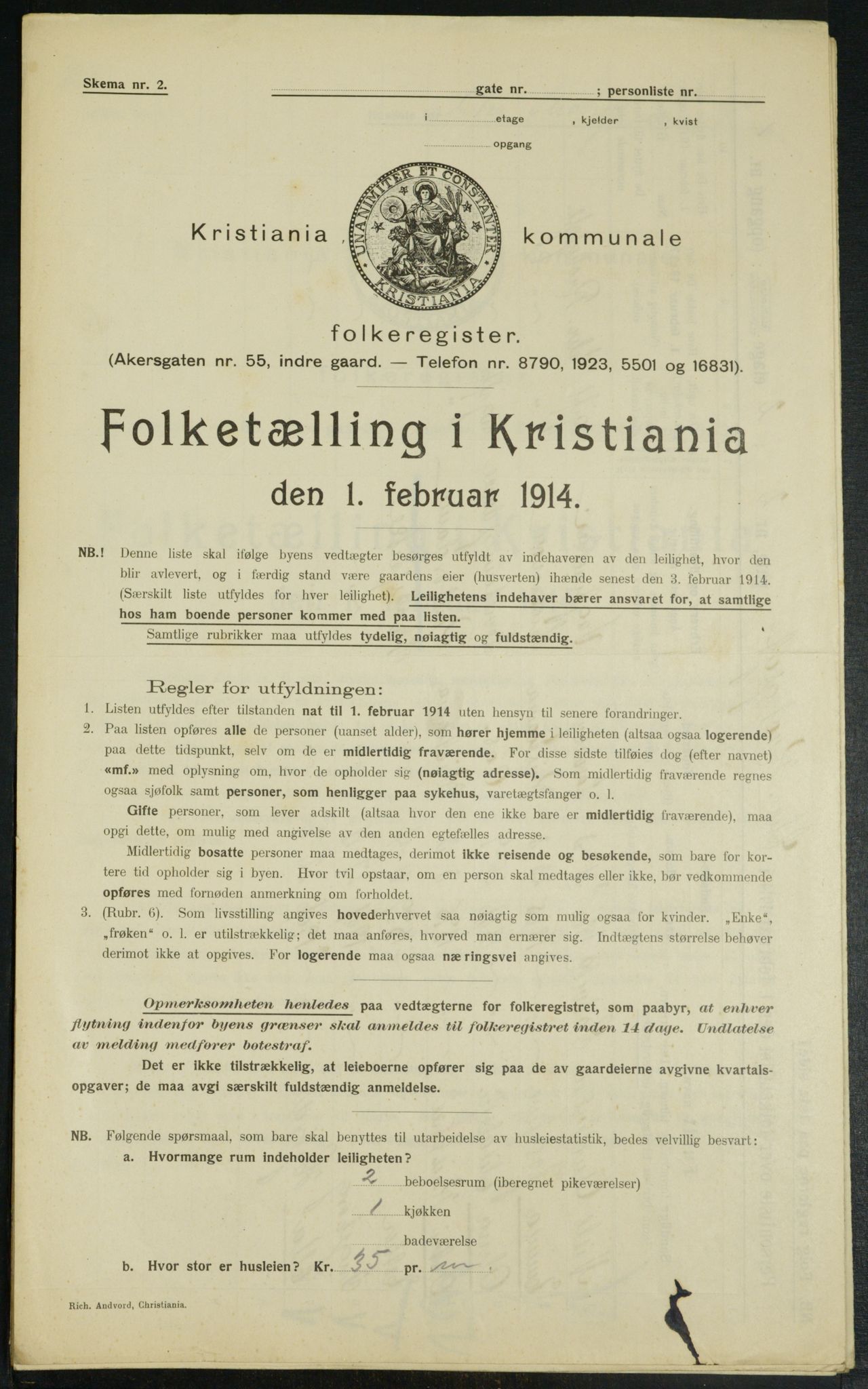 OBA, Municipal Census 1914 for Kristiania, 1914, p. 11921