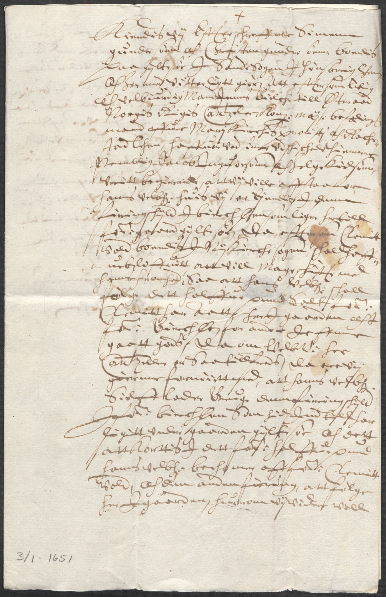 Riksarkivets diplomsamling, RA/EA-5965/F12/L0005: Pk. 7 (II), 1613-1721, p. 38