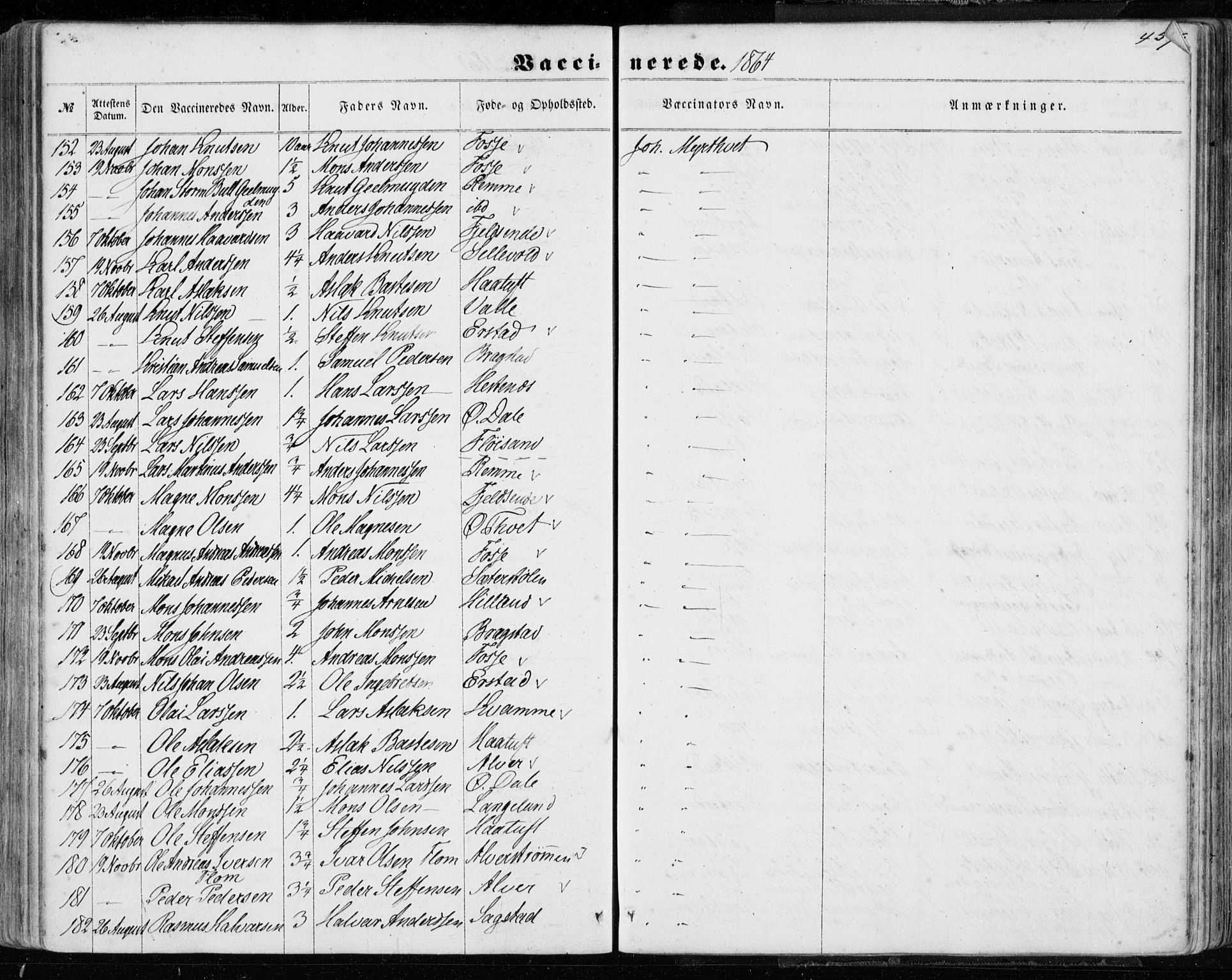 Hamre sokneprestembete, SAB/A-75501/H/Ha/Haa/Haaa/L0014: Parish register (official) no. A 14, 1858-1872, p. 457