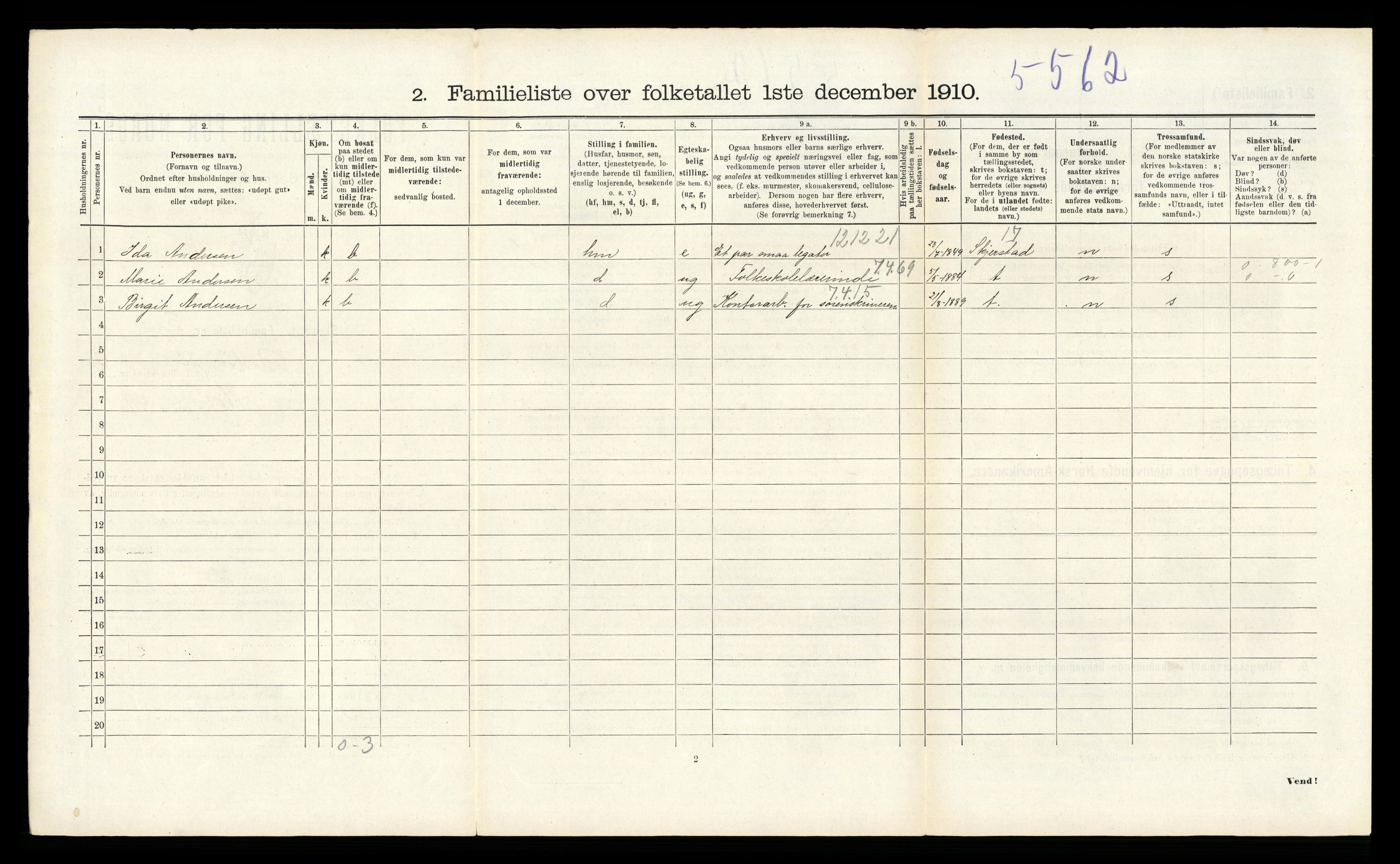 RA, 1910 census for Bodø, 1910, p. 328