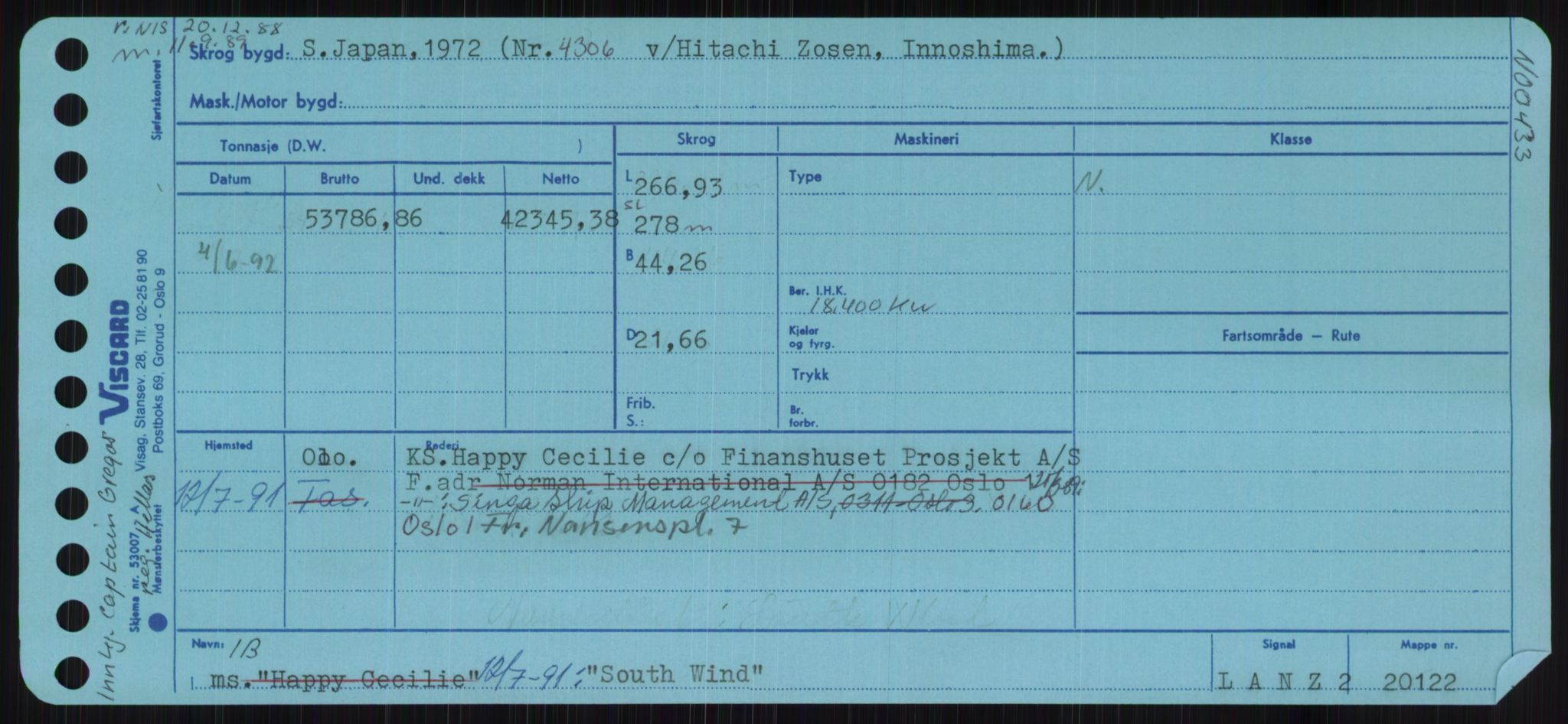 Sjøfartsdirektoratet med forløpere, Skipsmålingen, RA/S-1627/H/Ha/L0005/0002: Fartøy, S-Sven / Fartøy, Skjo-Sven, p. 299