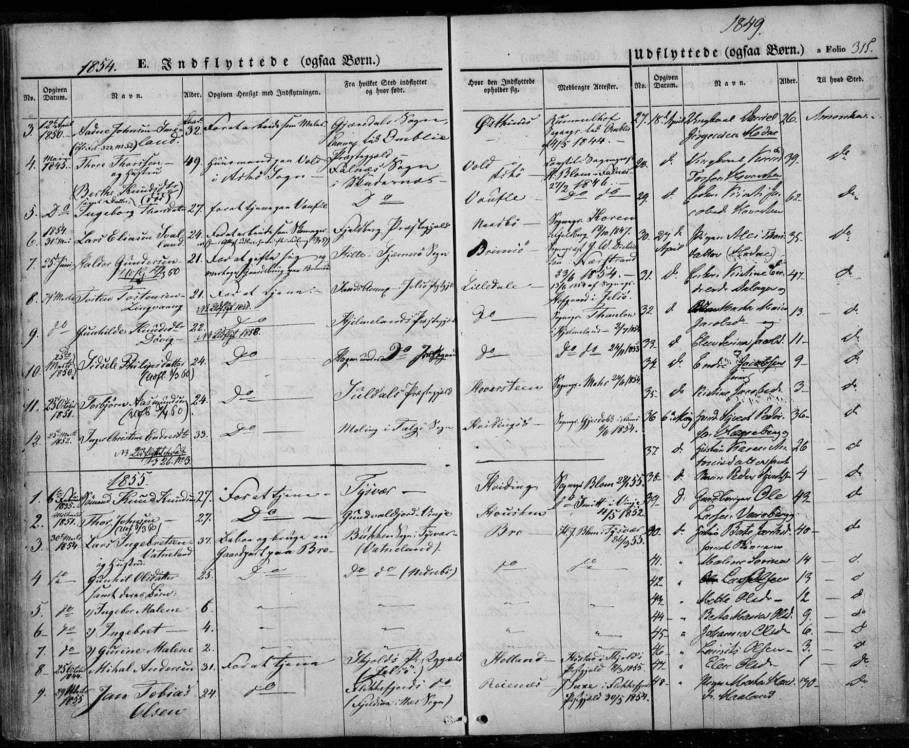 Rennesøy sokneprestkontor, SAST/A -101827/H/Ha/Haa/L0005: Parish register (official) no. A 5, 1838-1859, p. 315