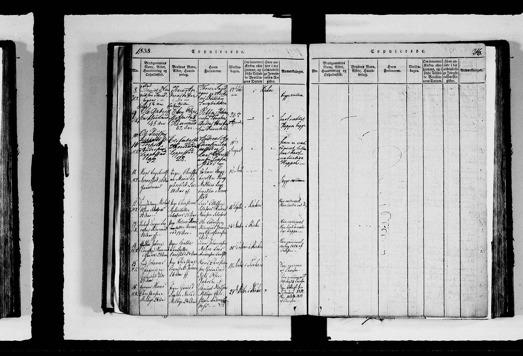 Hobøl prestekontor Kirkebøker, AV/SAO-A-2002/F/Fa/L0002: Parish register (official) no. I 2, 1814-1841, p. 216