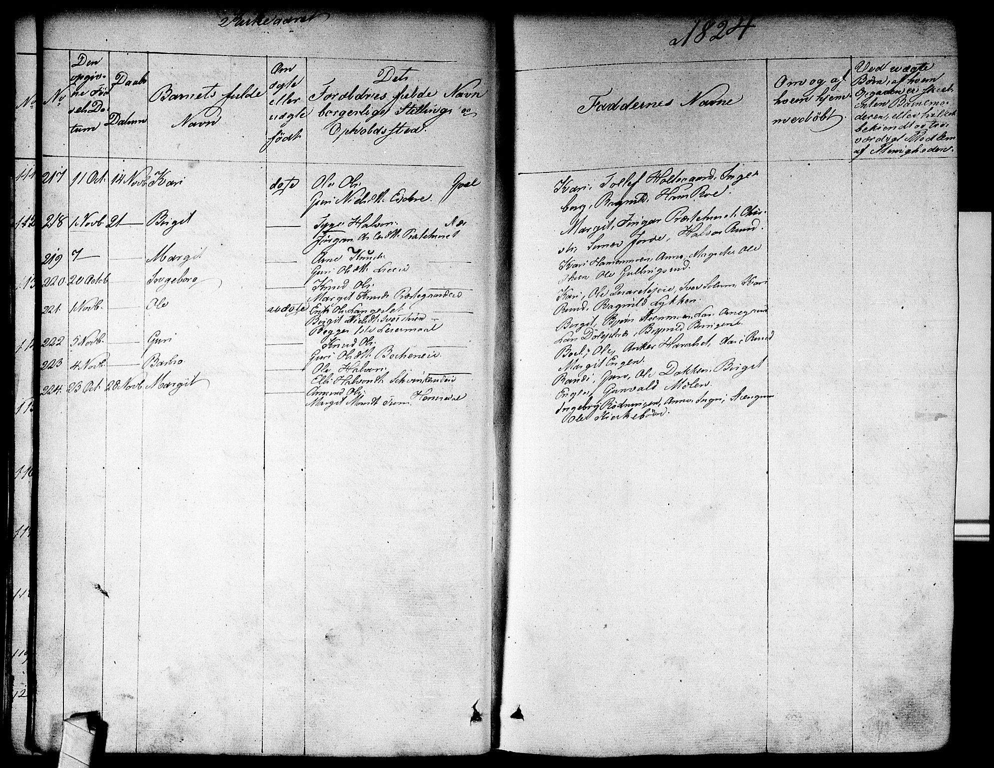 Nes kirkebøker, AV/SAKO-A-236/F/Fa/L0008: Parish register (official) no. 8, 1824-1834, p. 40-41