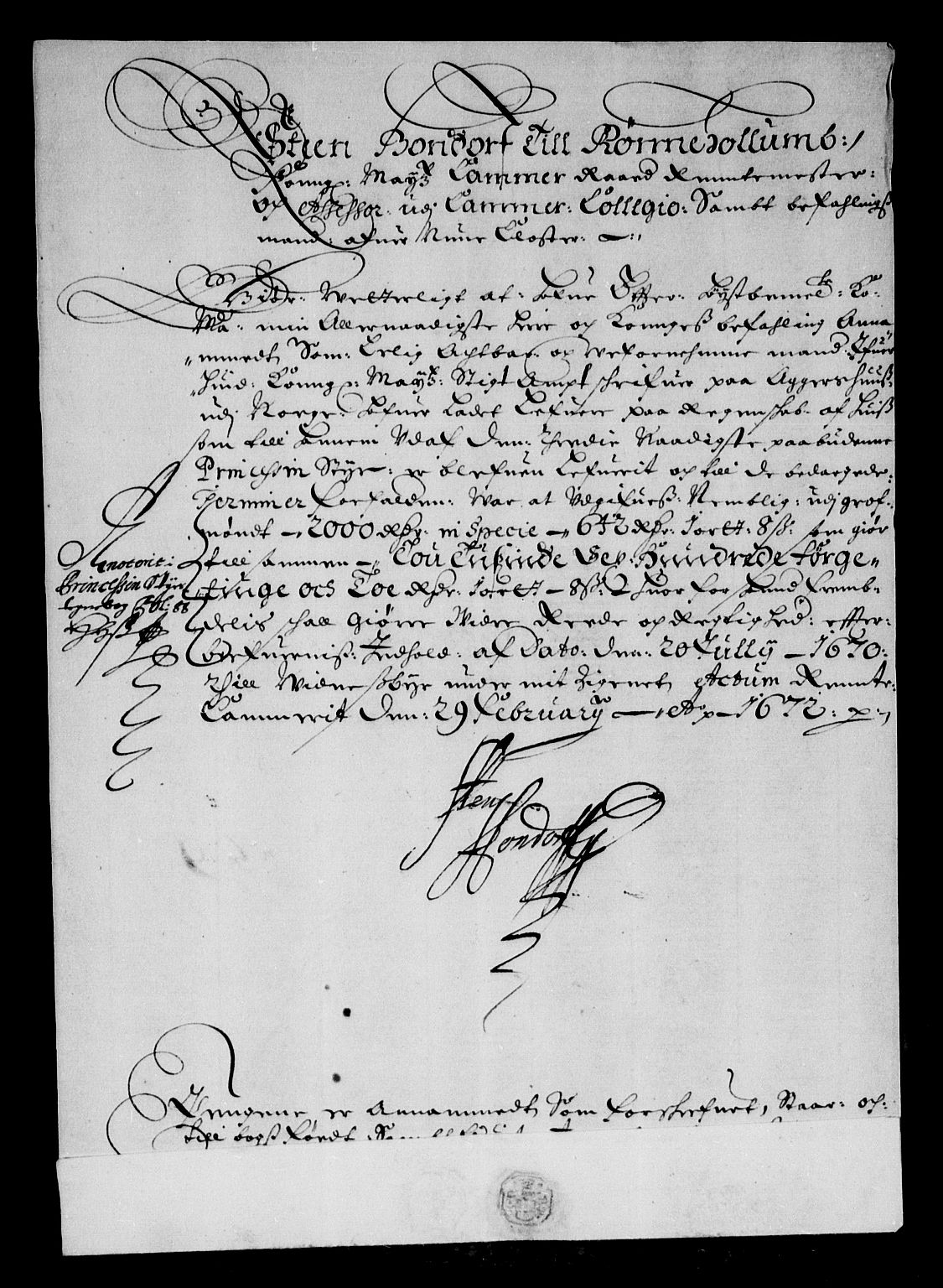 Rentekammeret inntil 1814, Reviderte regnskaper, Stiftamtstueregnskaper, Landkommissariatet på Akershus og Akershus stiftamt, AV/RA-EA-5869/R/Rb/L0082: Akershus stiftamt, 1670-1672