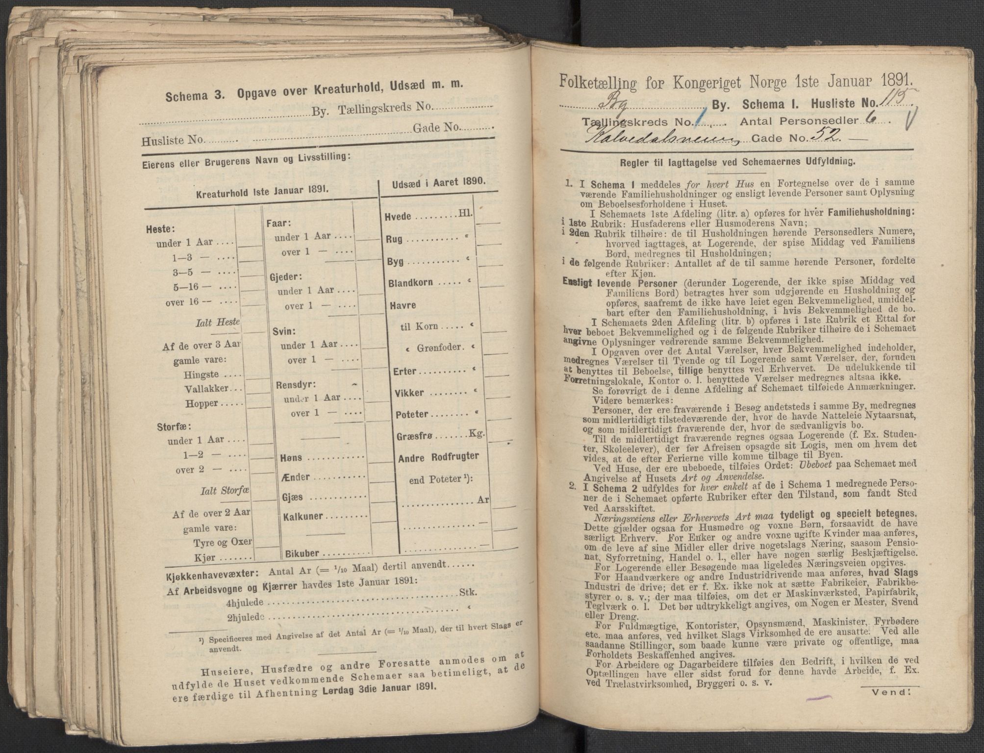 RA, 1891 Census for 1301 Bergen, 1891, p. 374