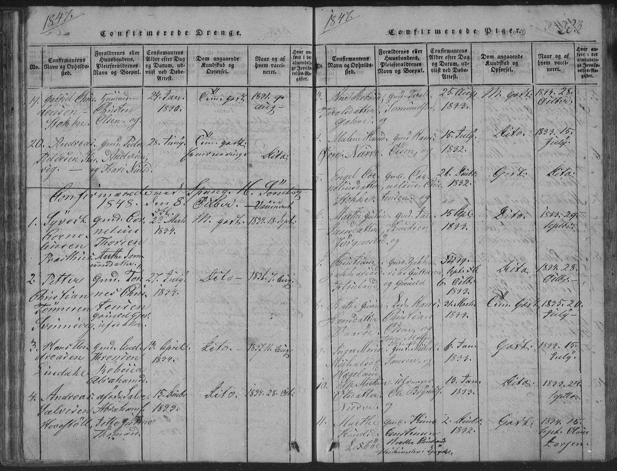 Sør-Audnedal sokneprestkontor, SAK/1111-0039/F/Fb/Fba/L0001: Parish register (copy) no. B 1, 1815-1850, p. 283