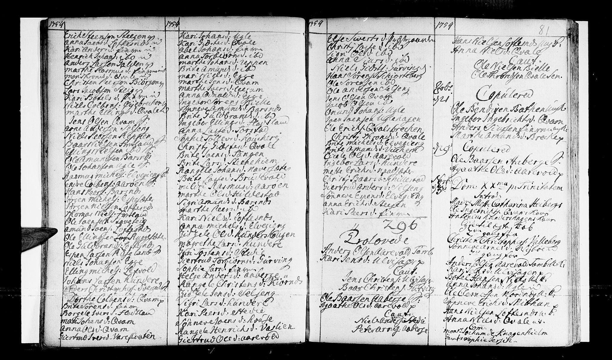 Sogndal sokneprestembete, SAB/A-81301/H/Haa/Haaa/L0003: Parish register (official) no. A 3, 1747-1768, p. 81