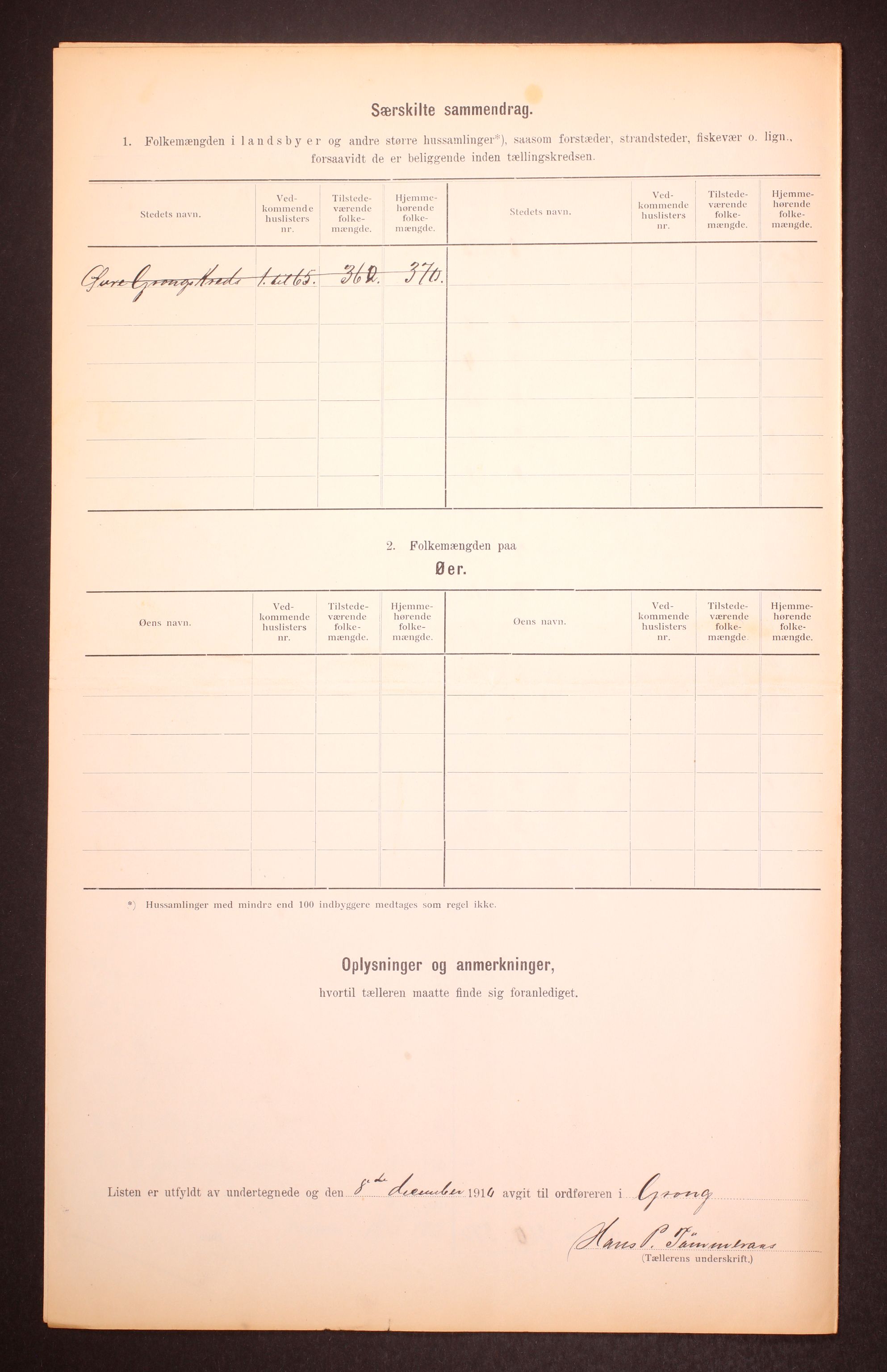 RA, 1910 census for Grong, 1910, p. 13