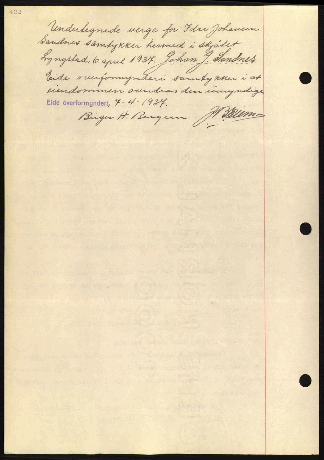 Nordmøre sorenskriveri, AV/SAT-A-4132/1/2/2Ca: Mortgage book no. A81, 1937-1937, Diary no: : 940/1937