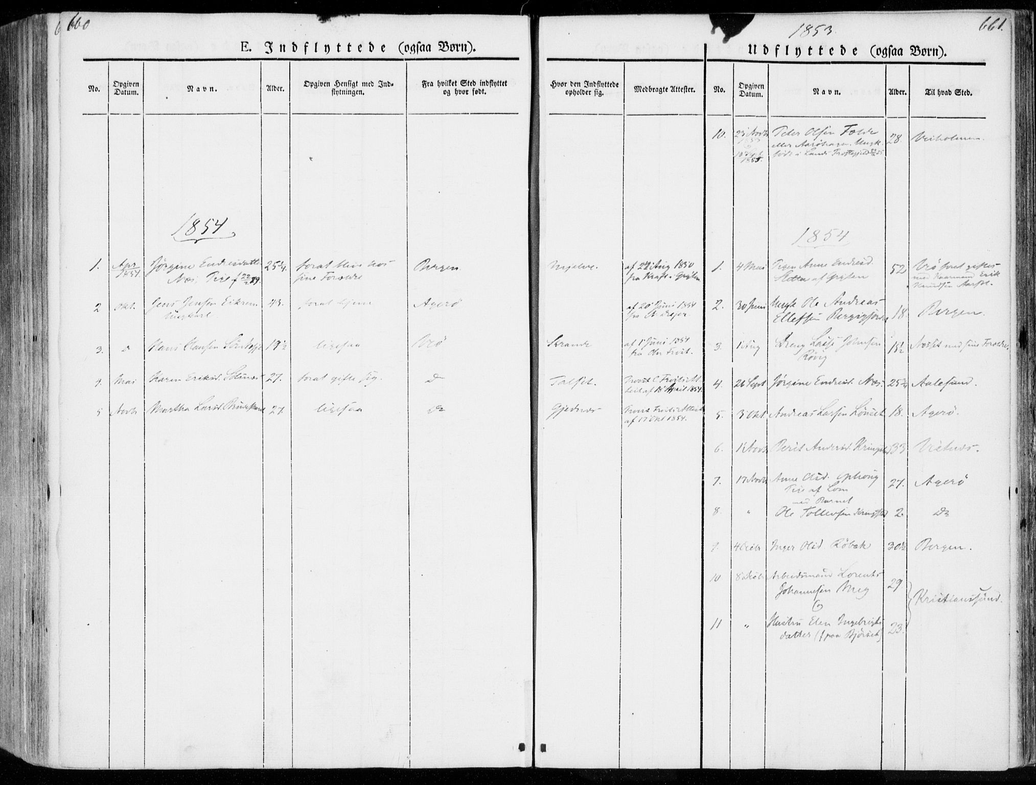Ministerialprotokoller, klokkerbøker og fødselsregistre - Møre og Romsdal, SAT/A-1454/555/L0653: Parish register (official) no. 555A04, 1843-1869, p. 660-661