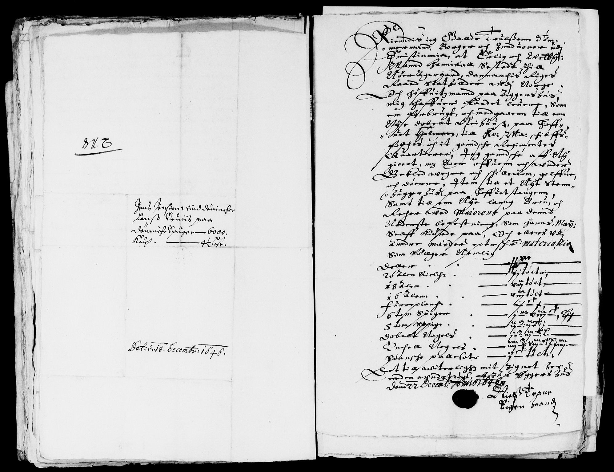 Rentekammeret inntil 1814, Reviderte regnskaper, Lensregnskaper, AV/RA-EA-5023/R/Rb/Rba/L0185: Akershus len, 1645-1646