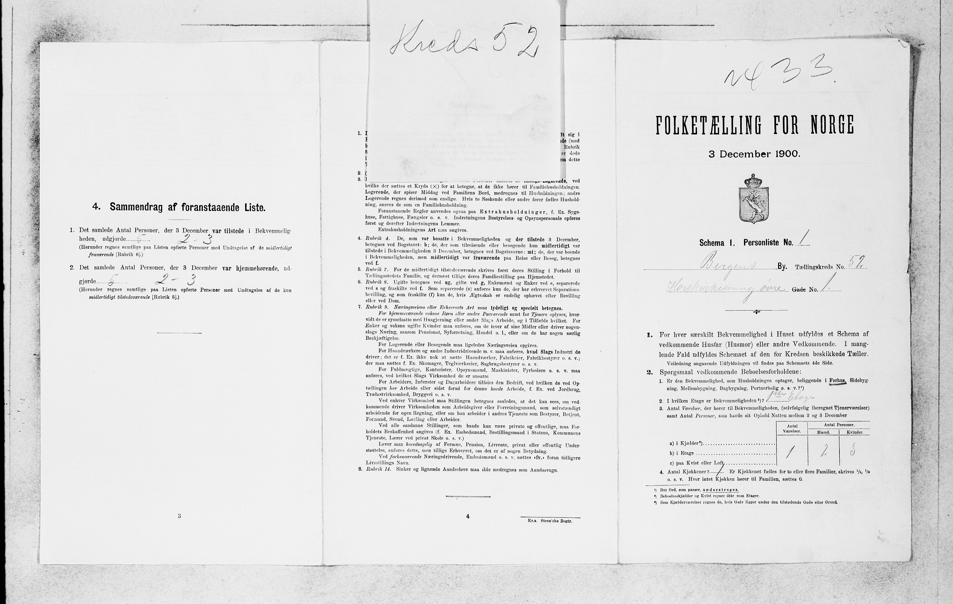 SAB, 1900 census for Bergen, 1900, p. 10241