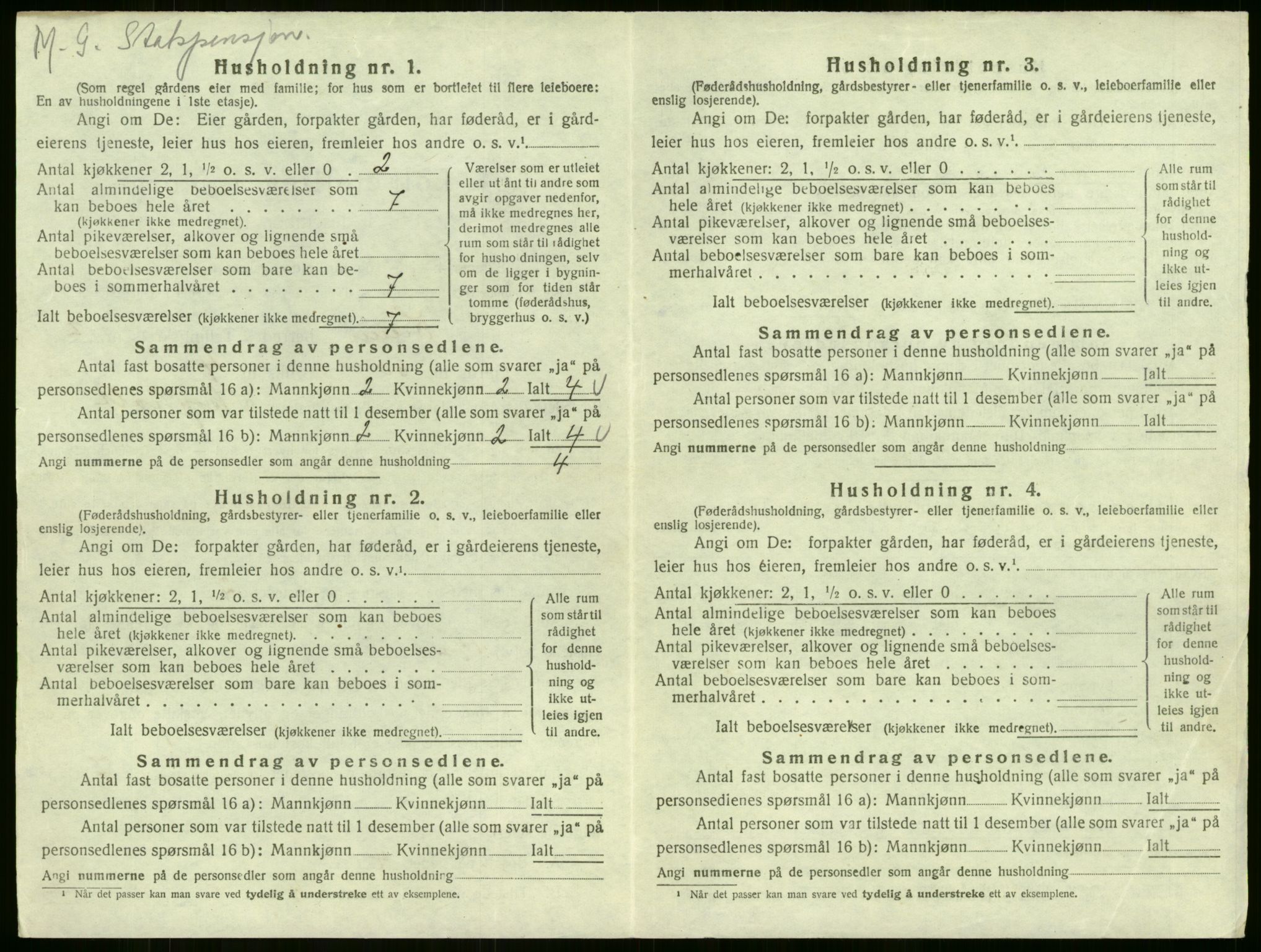 SAKO, 1920 census for Sem, 1920, p. 632