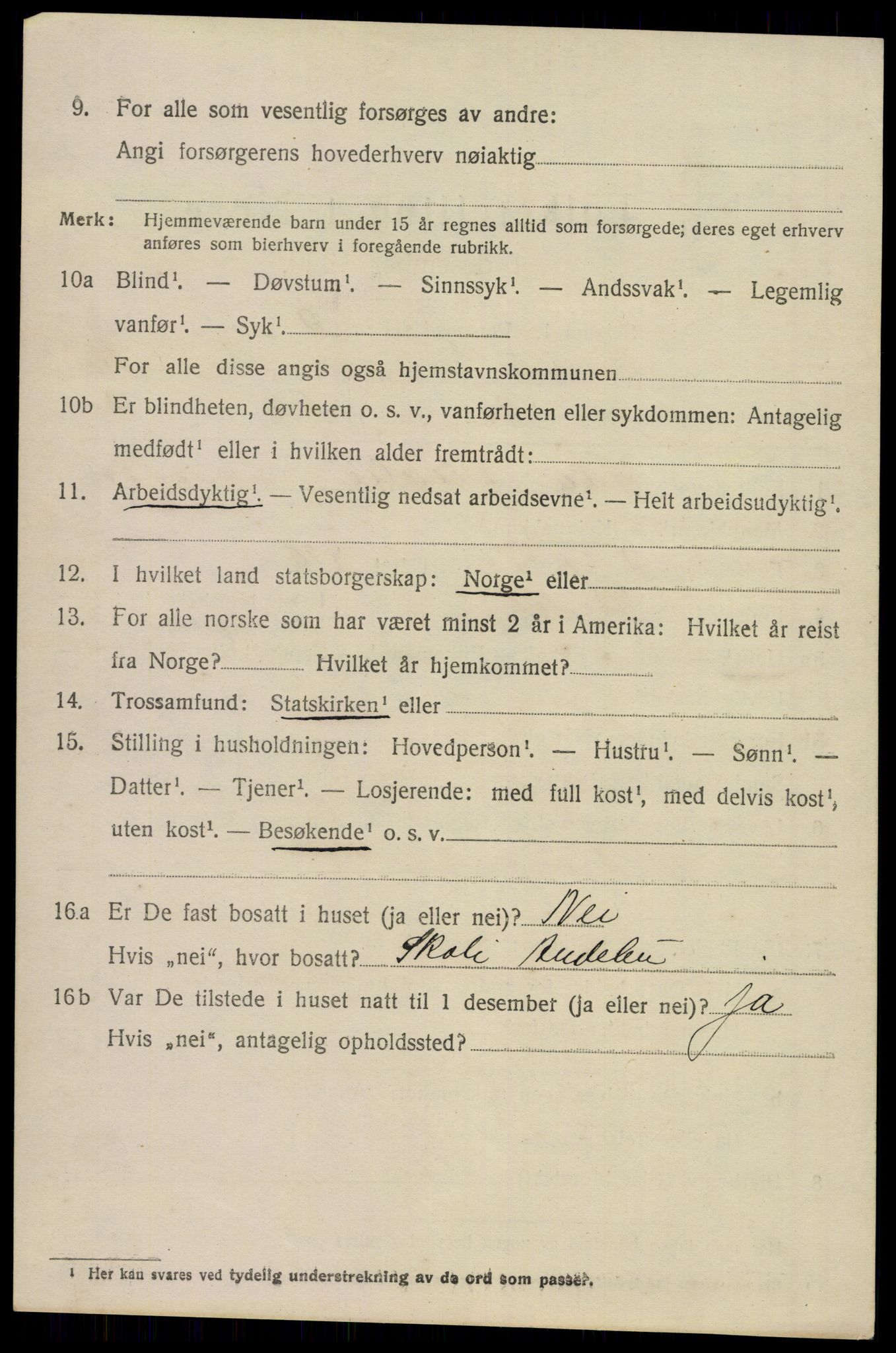 SAKO, 1920 census for Andebu, 1920, p. 5691