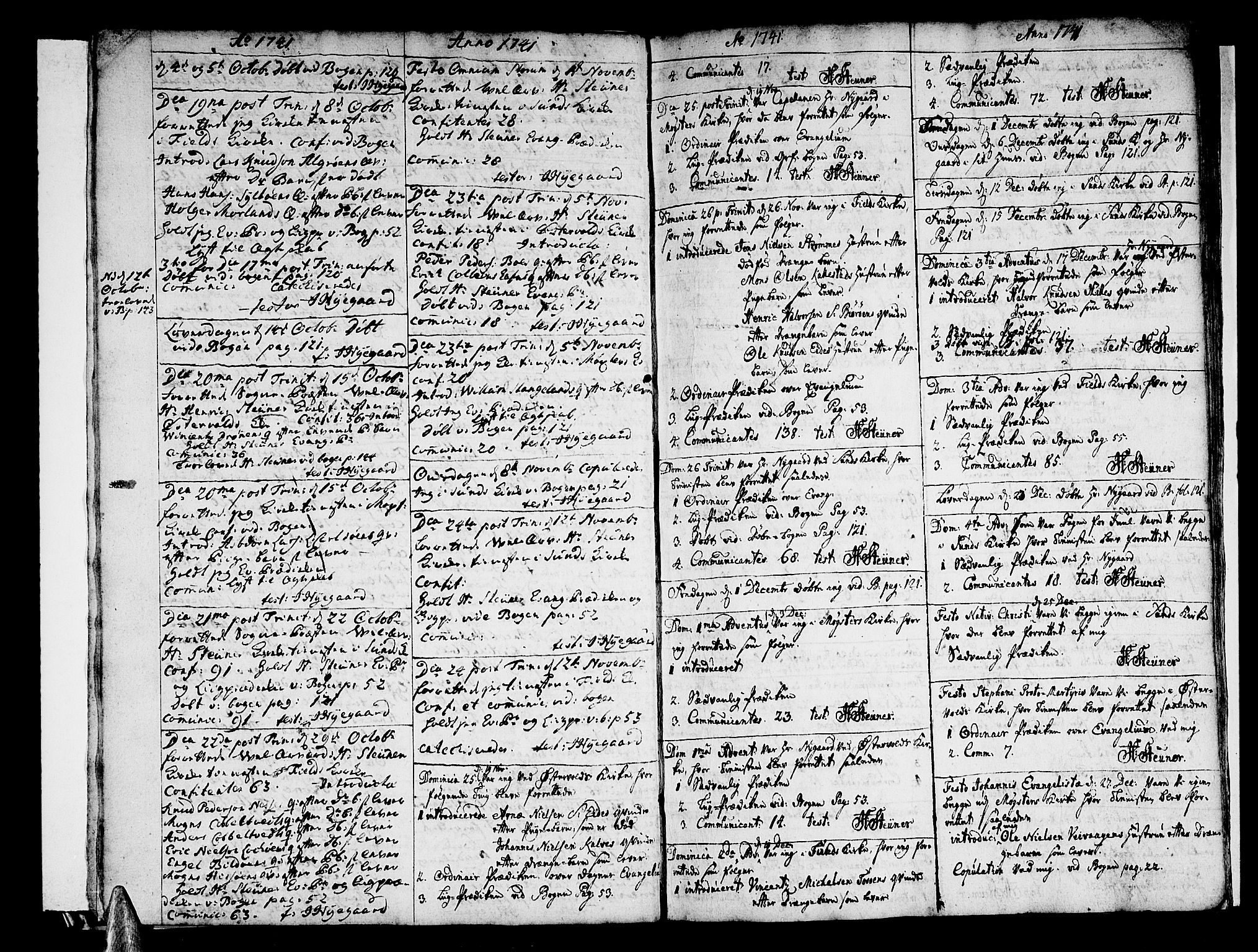 Sund sokneprestembete, AV/SAB-A-99930: Parish register (official) no. A 3, 1740-1769