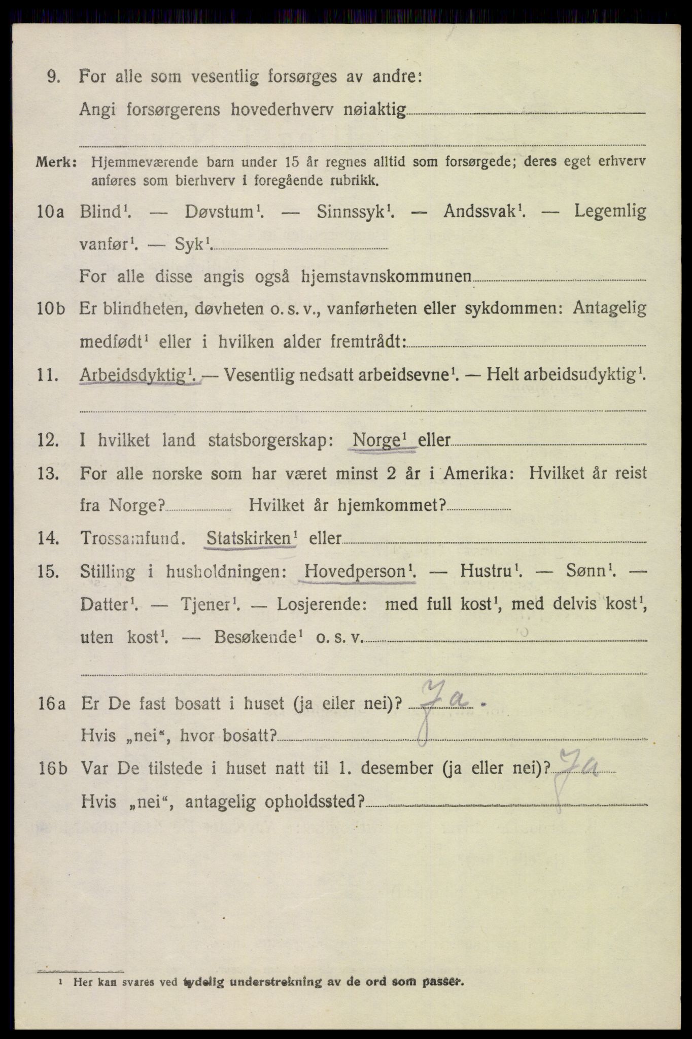 SAH, 1920 census for Torpa, 1920, p. 2244