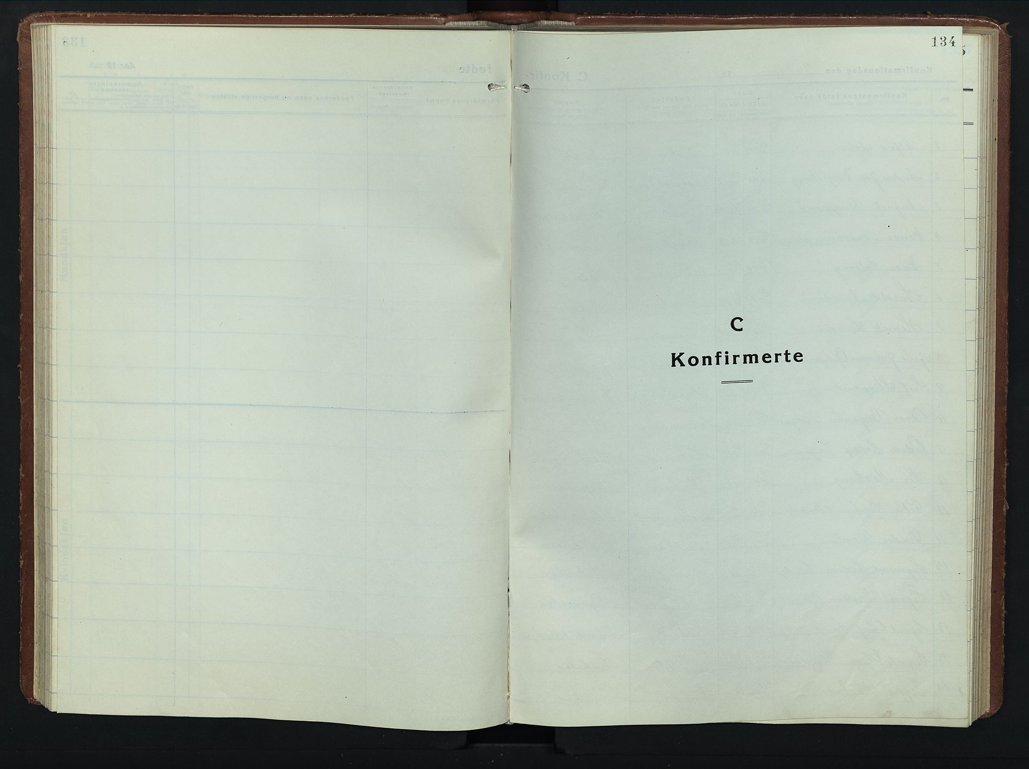 Romedal prestekontor, AV/SAH-PREST-004/L/L0015: Parish register (copy) no. 15, 1923-1949, p. 134